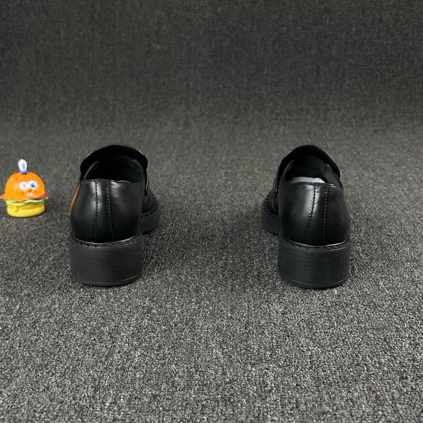 Prada Prada Black Leather Loafers Women's 35.5 Size US 5 / IT 35 - 5 Thumbnail