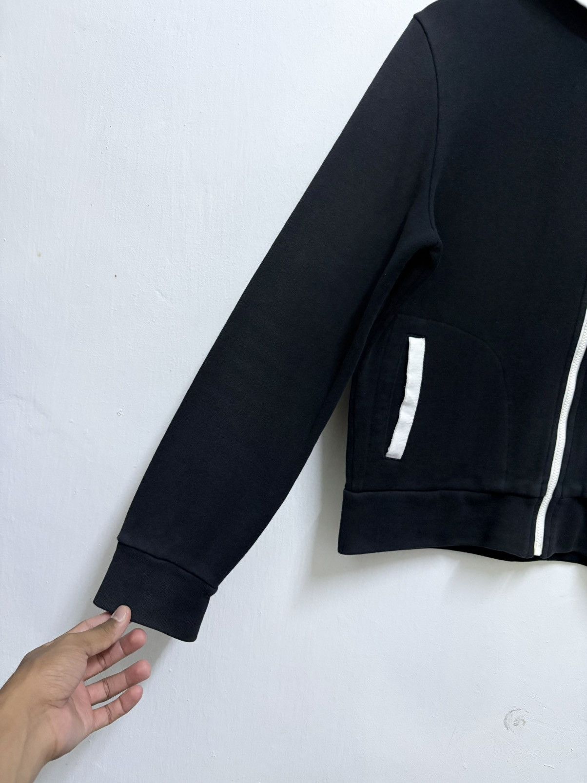 Courreges Vintage 90's Courreges 21 Black Hoodie Zipper Size M / US 6-8 / IT 42-44 - 11 Thumbnail