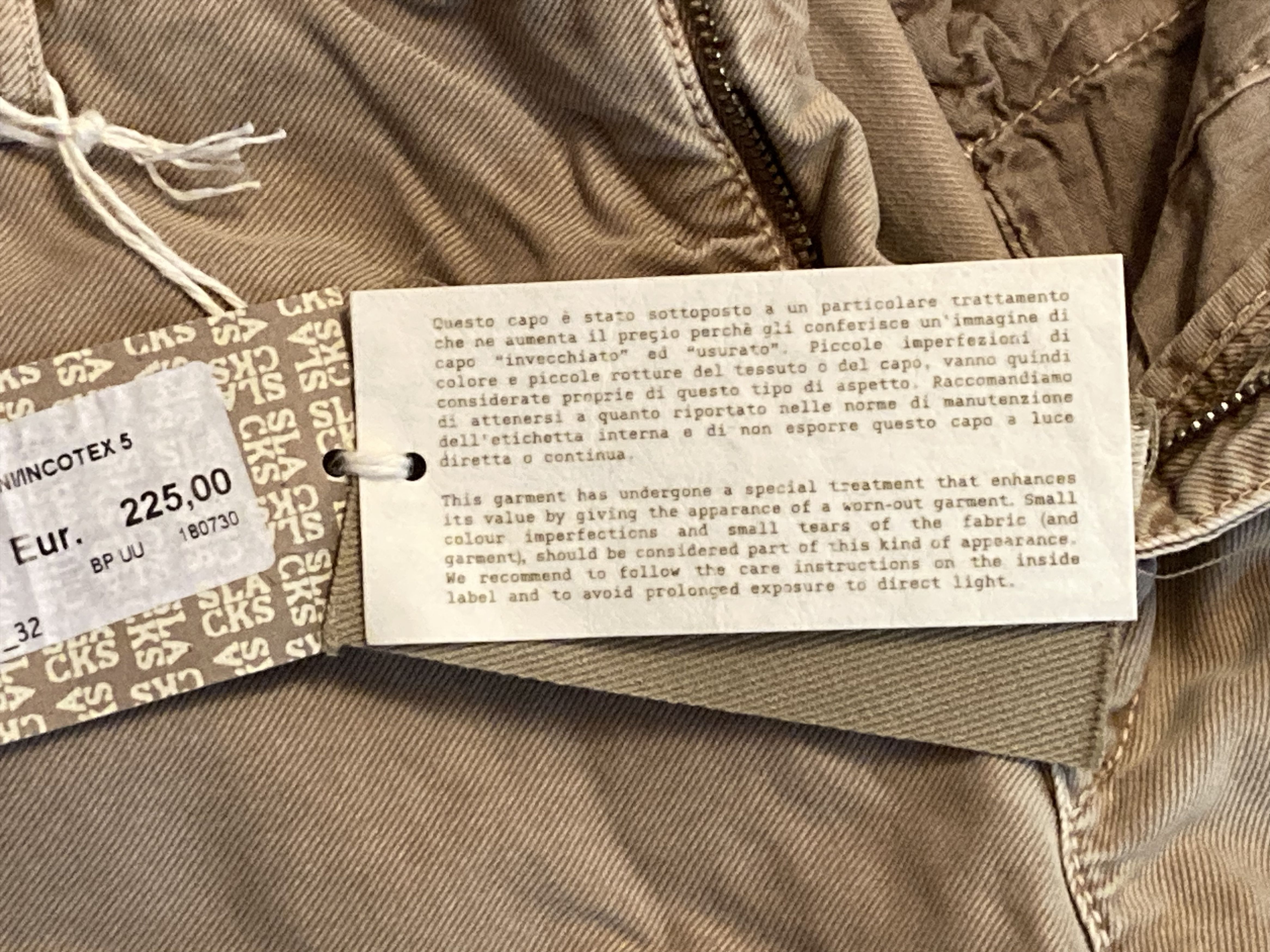 Incotex INCOTEX slim fit chino pants size 32/48 in tricochino beige Size US 32 / EU 48 - 6 Thumbnail