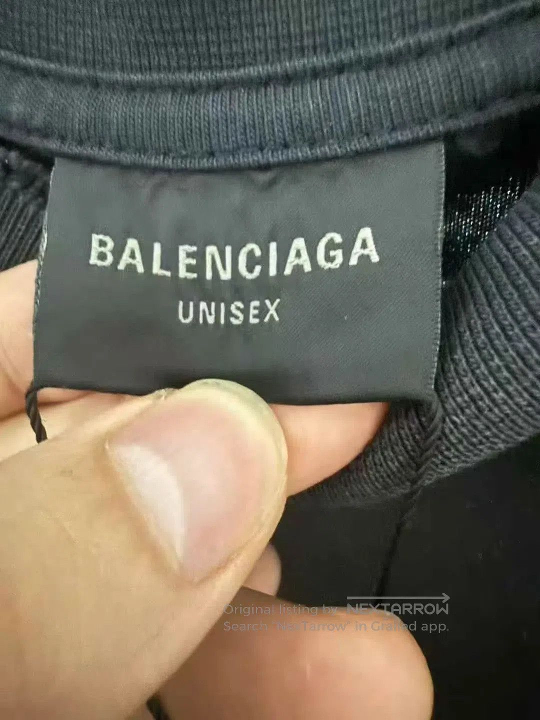 Balenciaga Balenciaga Black Front and Back Tape Destroyed Short Sleev Size US M / EU 48-50 / 2 - 4 Thumbnail