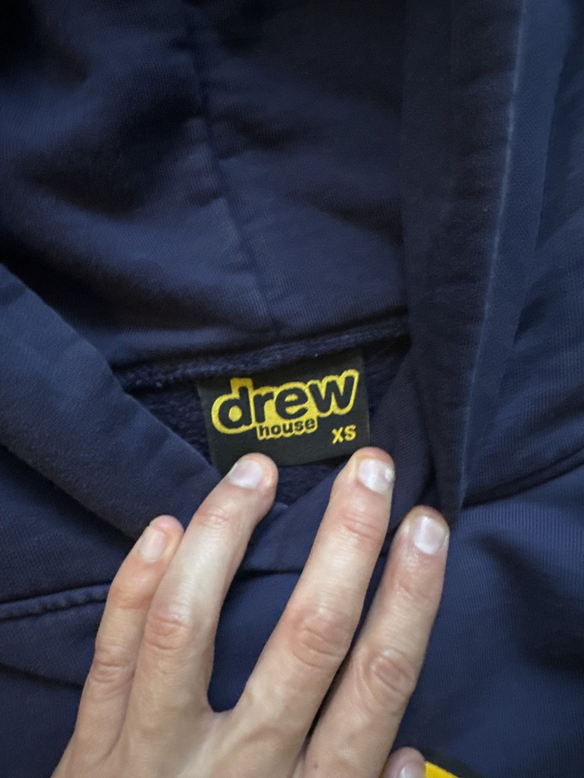 Drew House Drew house mascot hoodie (Navy) Size US XS / EU 42 / 0 - 3 Thumbnail