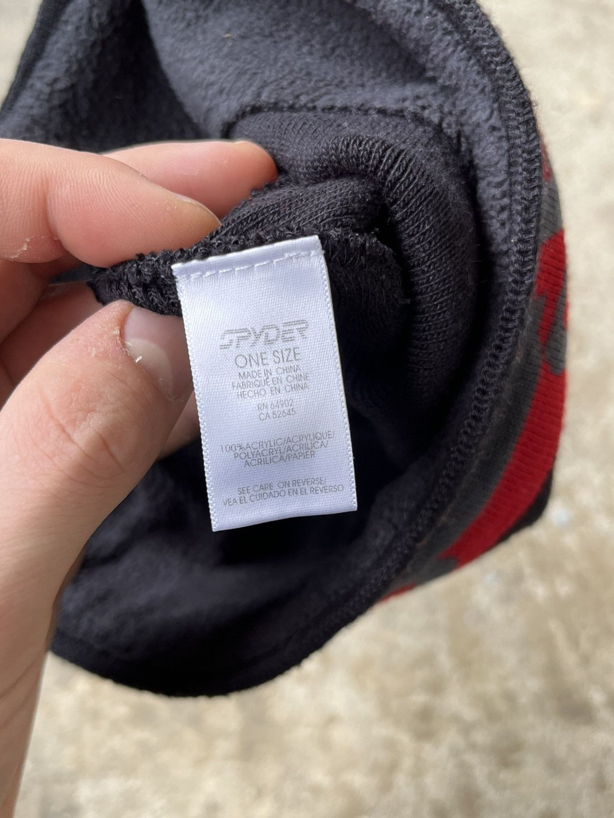 Vintage Y2K Spyder Beanie Hat Size ONE SIZE - 3 Thumbnail