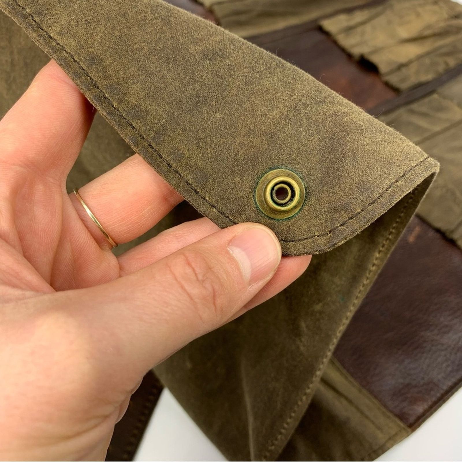 Other MOORE & GILES Meehan Bar Rollup Canvas & Leather Size ONE SIZE - 10 Thumbnail