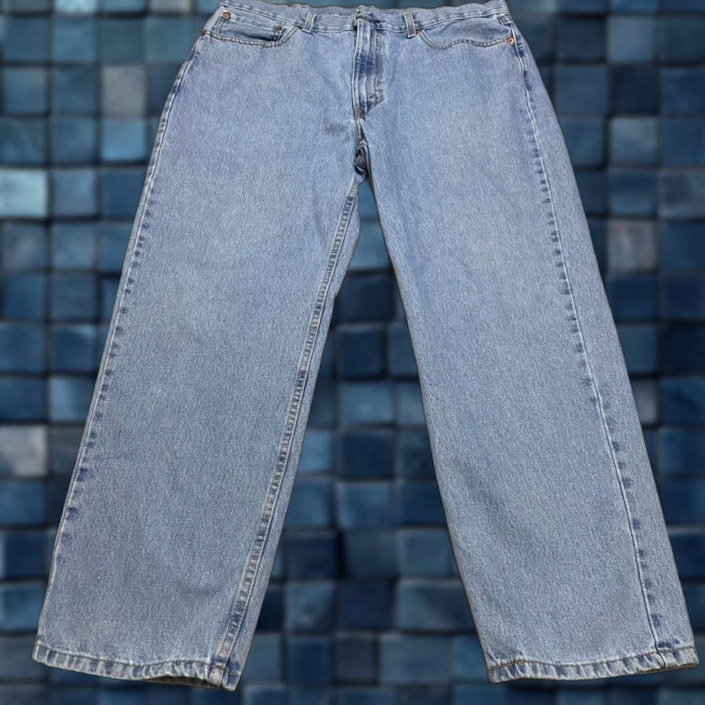 Levi's Levi's 550 Jeans Mens 38x30 Blue Denim Straight Leg Relaxed Fit Size US 38 / EU 54 - 1 Thumbnail