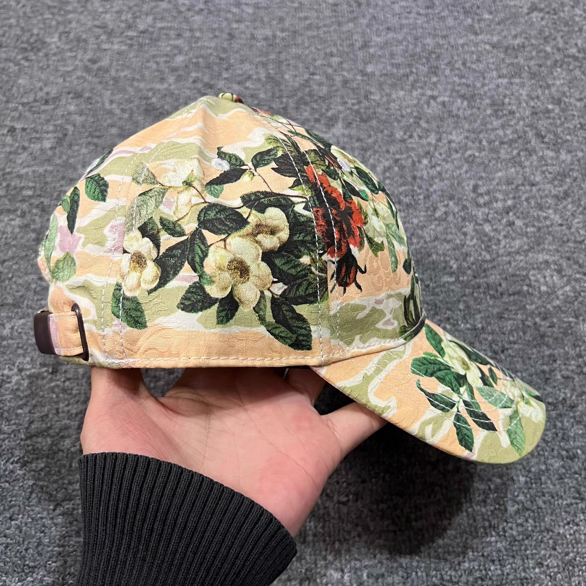 Billionaire Boys Club BBC Embossed Floral Curved Brim Baseball Cap Q7 Size ONE SIZE - 9 Thumbnail