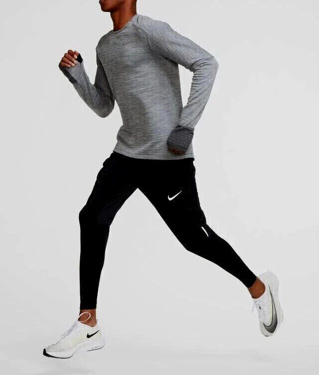 Nike Nike Men's Therma Fit Grey LS Running jersey Size US XL / EU 56 / 4 - 2 Thumbnail