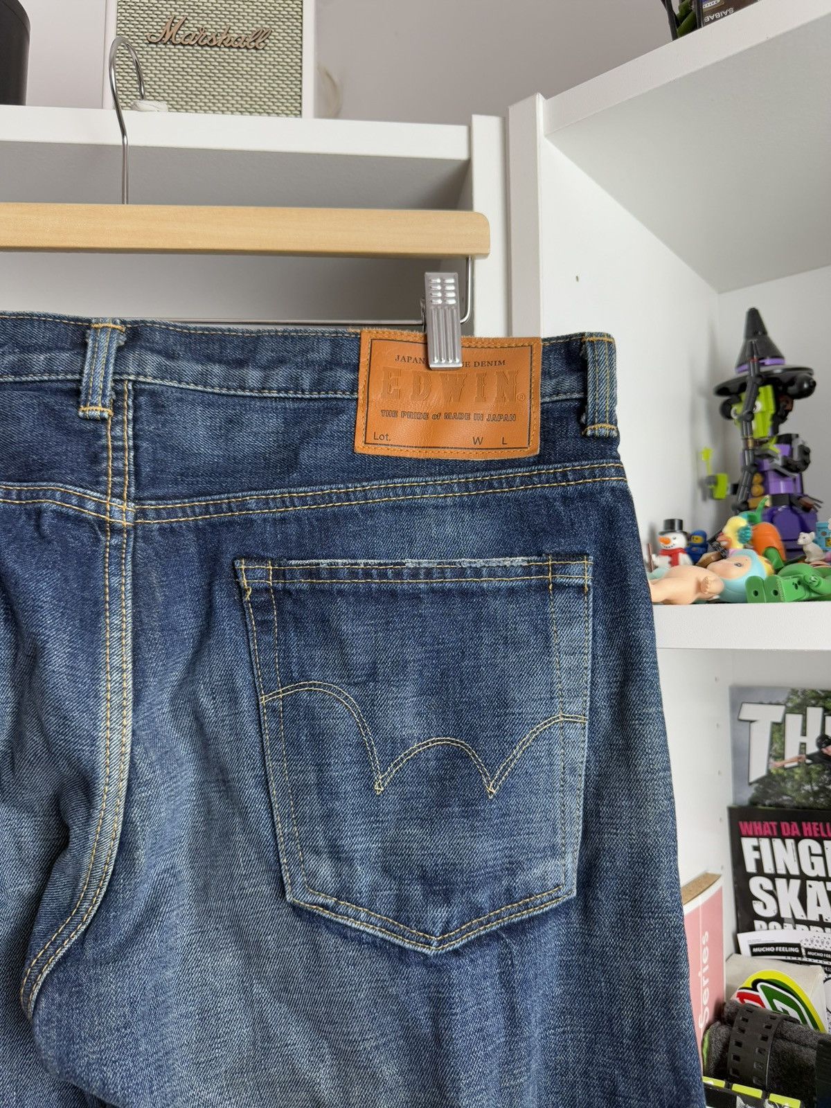 Edwin × Japanese Brand Edwin ESC33M Japanese selvedge denim pants 33x32 505 jeans Size US 33 - 4 Thumbnail