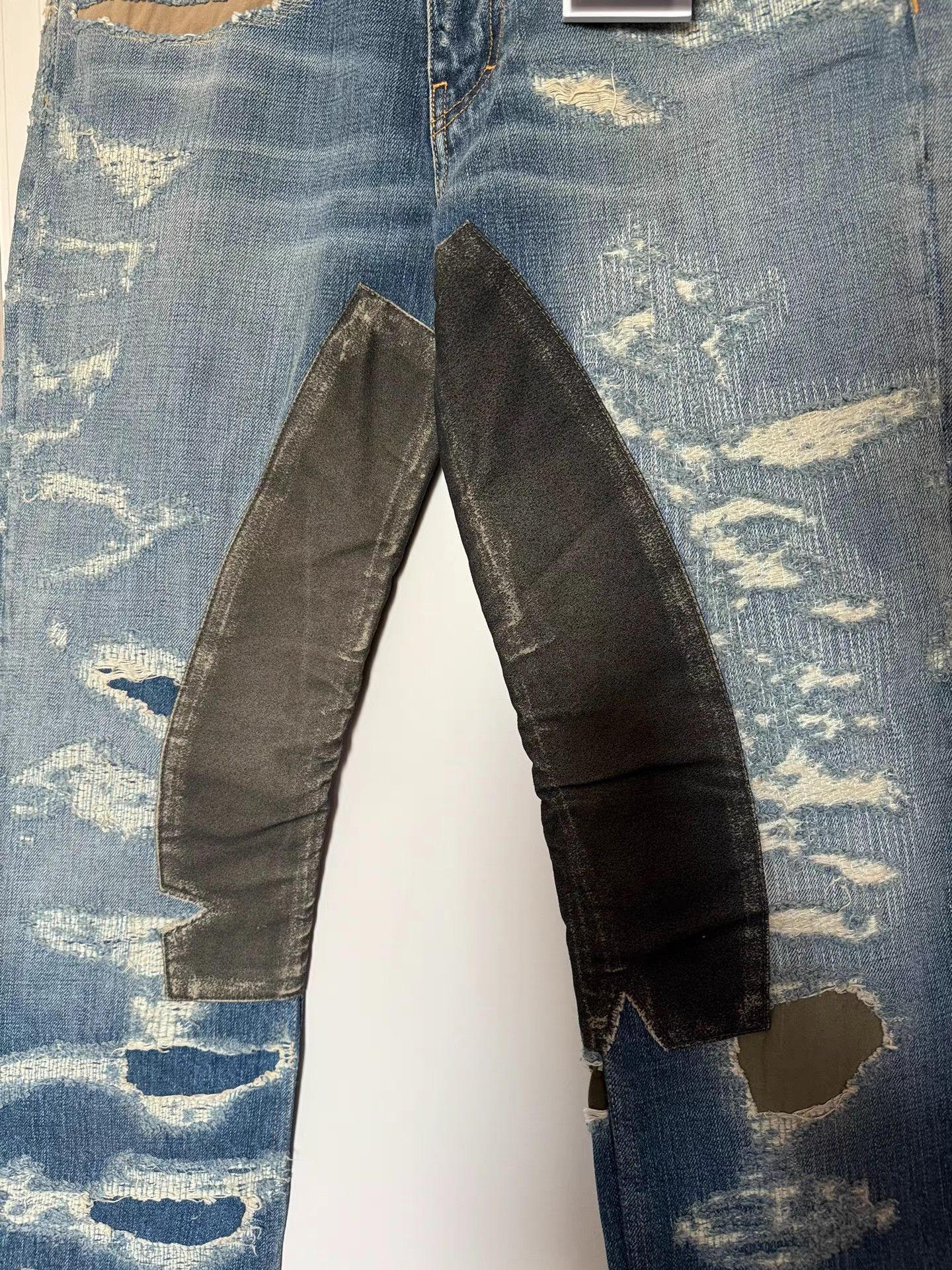 Givenchy Givenchy MMW Boro Distressed Jeans K6 Size US 31 - 3 Thumbnail