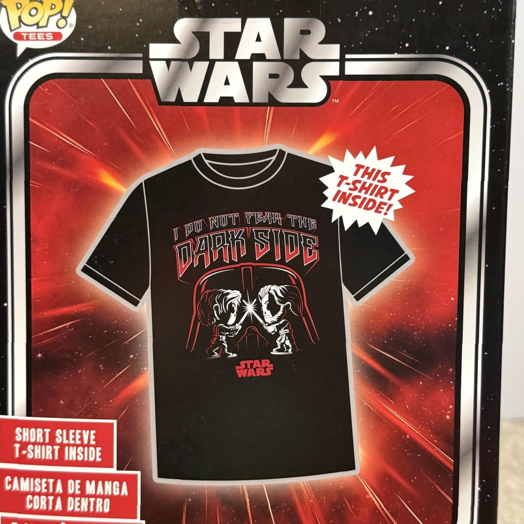 Star Wars VINTAGE Star Wars Shirt Mens Large Black Funko Pop Tees Anakin Vs Obi Wan Graphic Size US L / EU 52-54 / 3 - 6 Thumbnail