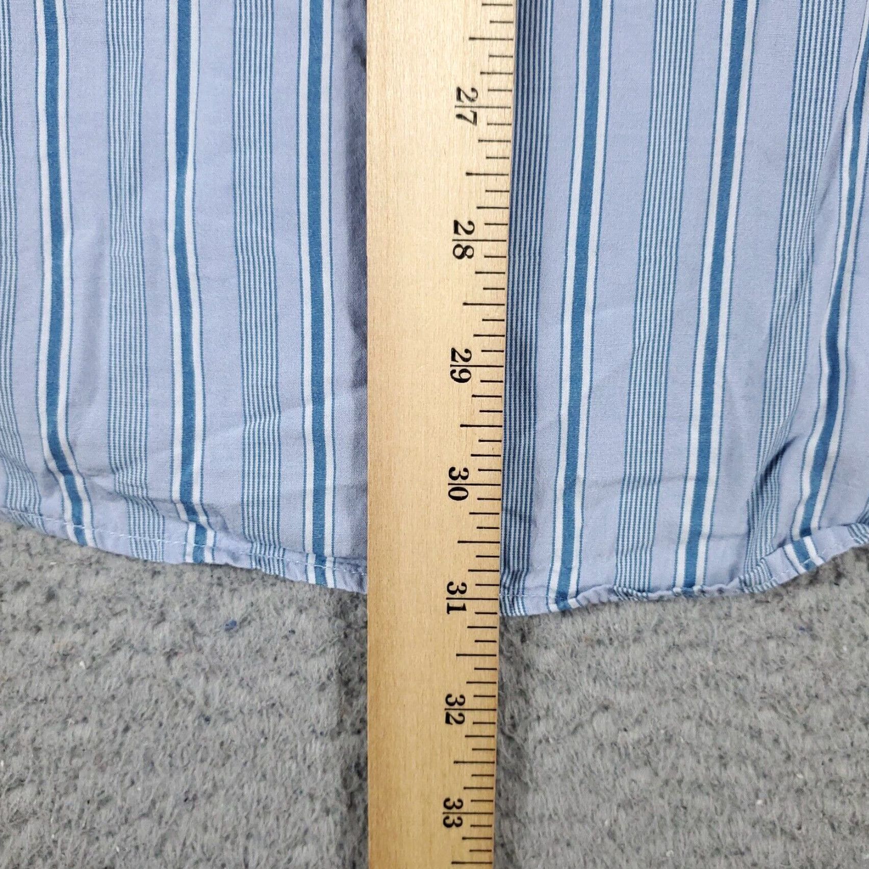 Diesel Diesel Button-Up Shirt Mens 2XL Blue Striped Plaid Long Sleeve Snap Collar Regular Fit Size US XXL / EU 58 / 5 - 5 Thumbnail