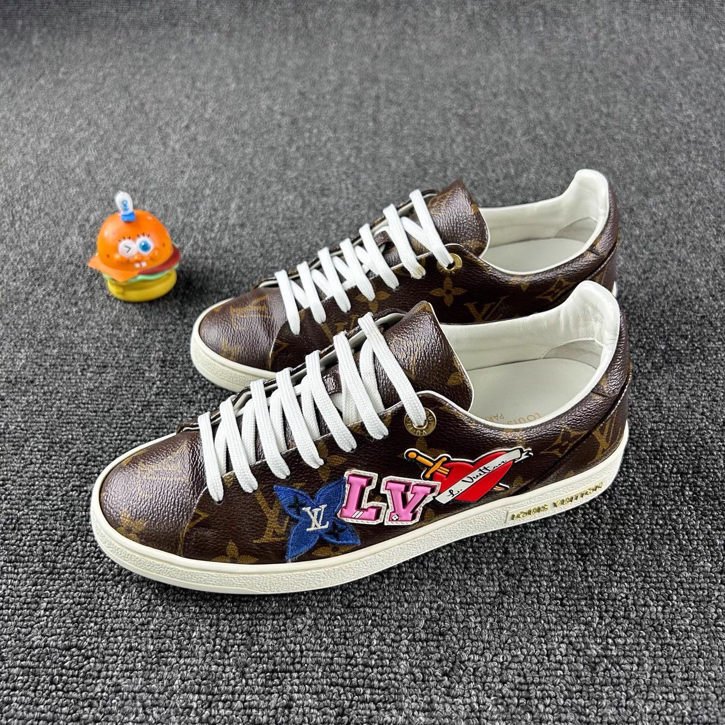 LV Qixi Limited Monogram Sneaker Women's 36 Good