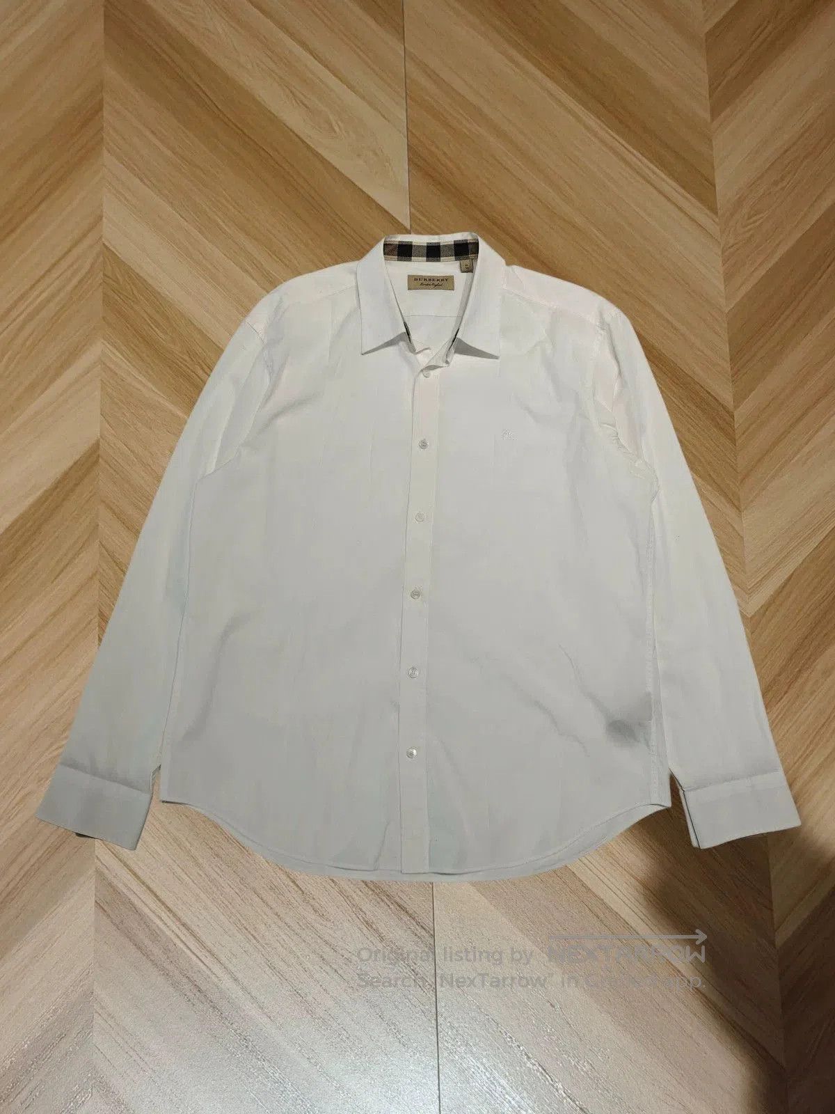 Burberry Burberry Long Sleeve Shirt with Check Collar. Size US M / EU 48-50 / 2 - 1 Thumbnail