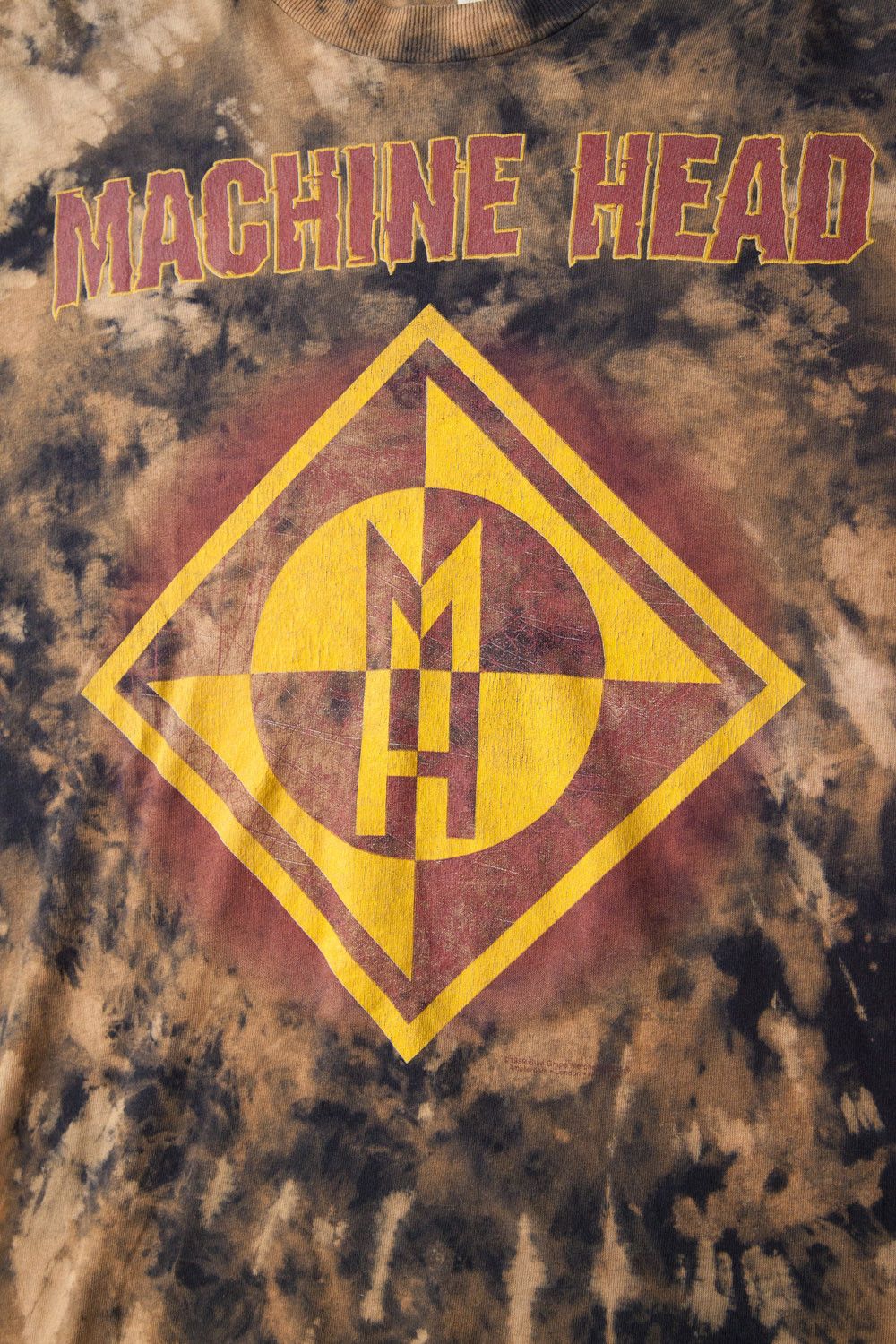 Vintage Machine Head 1999 tie dye t-shirt Size US XL / EU 56 / 4 - 5 Thumbnail
