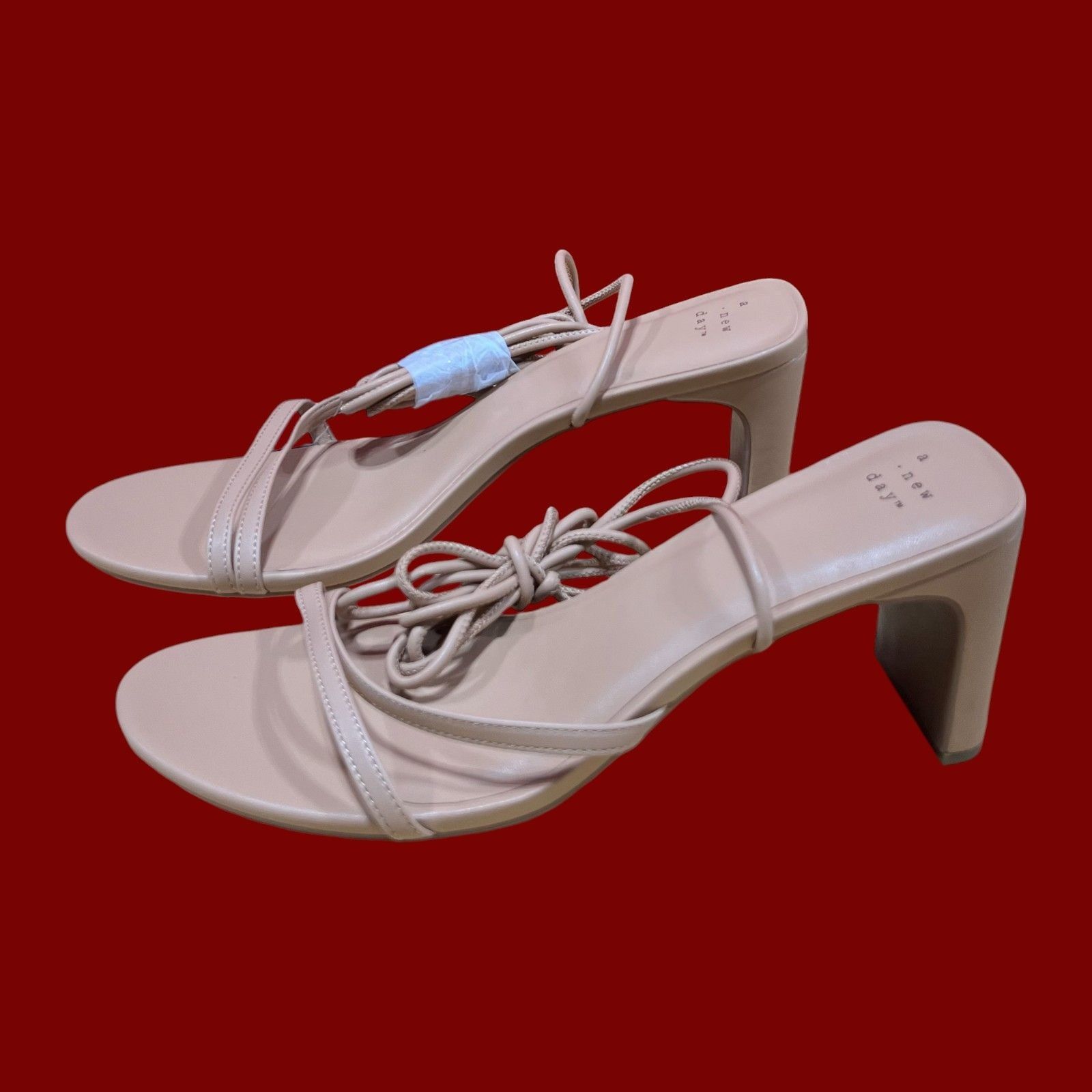 Other A New Day - Women's Lace Up Heels Sandals With Memory Foam I Size US 10 / IT 40 - 3 Thumbnail