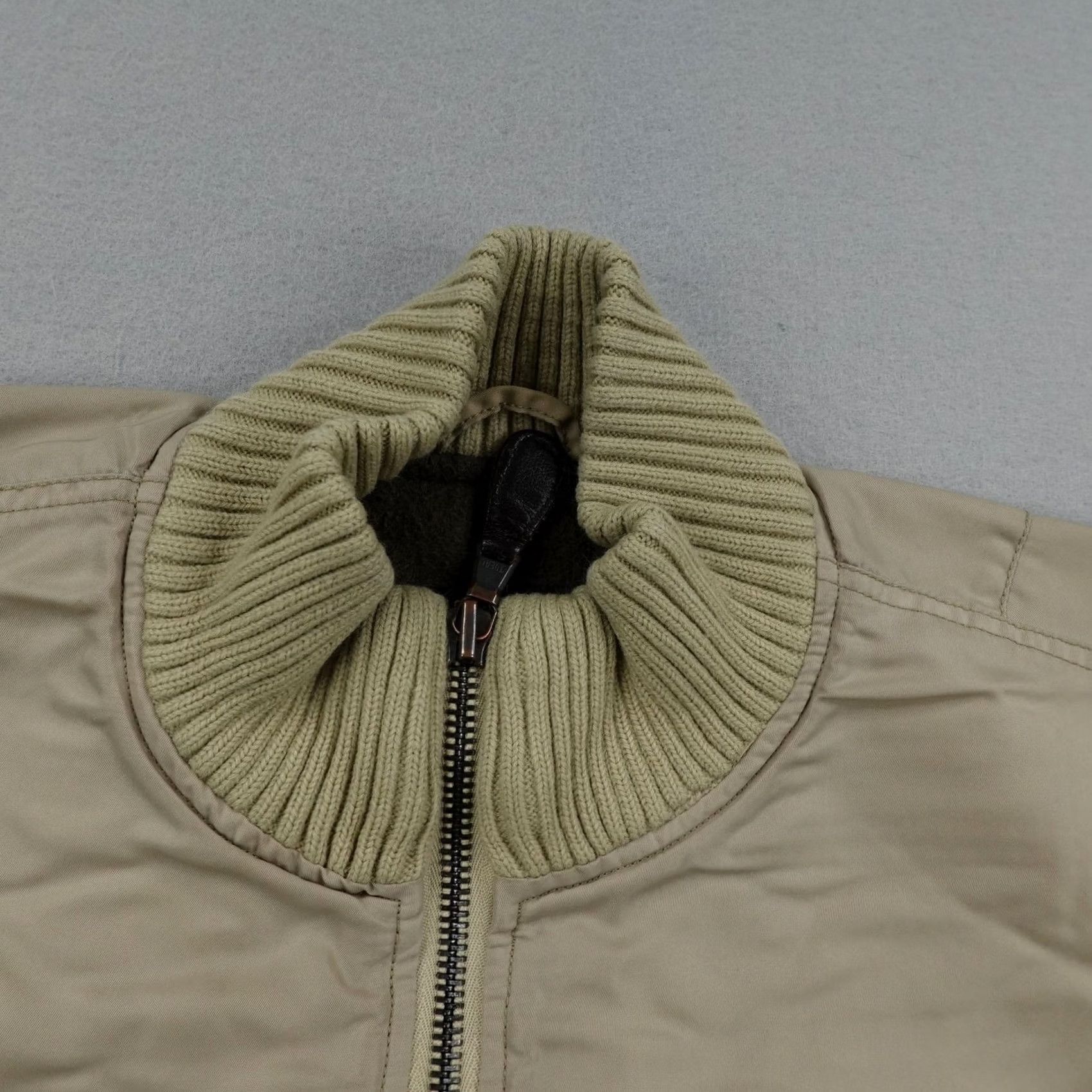 Ralph Lauren VINTAGE Ralph Lauren Jacket Bomber Fleece Lined Coat Large Military Polo Jeans Adult Mens Beige Outdoor Lined Insulated Casual Size US L / EU 52-54 / 3 - 2 Thumbnail