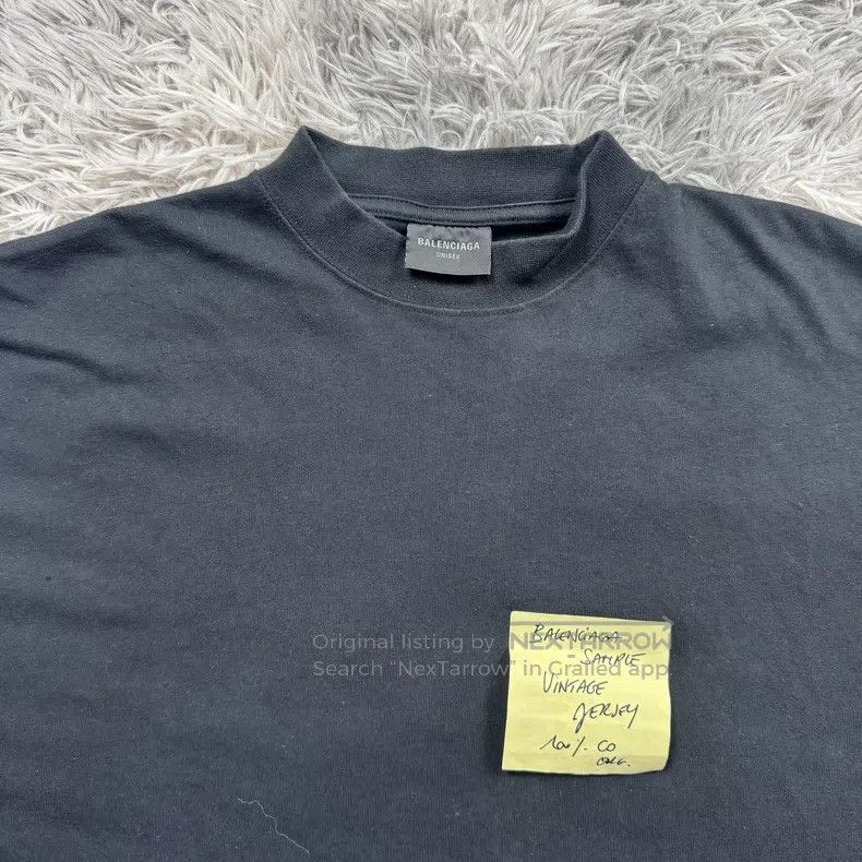 Balenciaga Balenciaga Post-it Note Short Sleeve Size US M / EU 48-50 / 2 - 3 Thumbnail