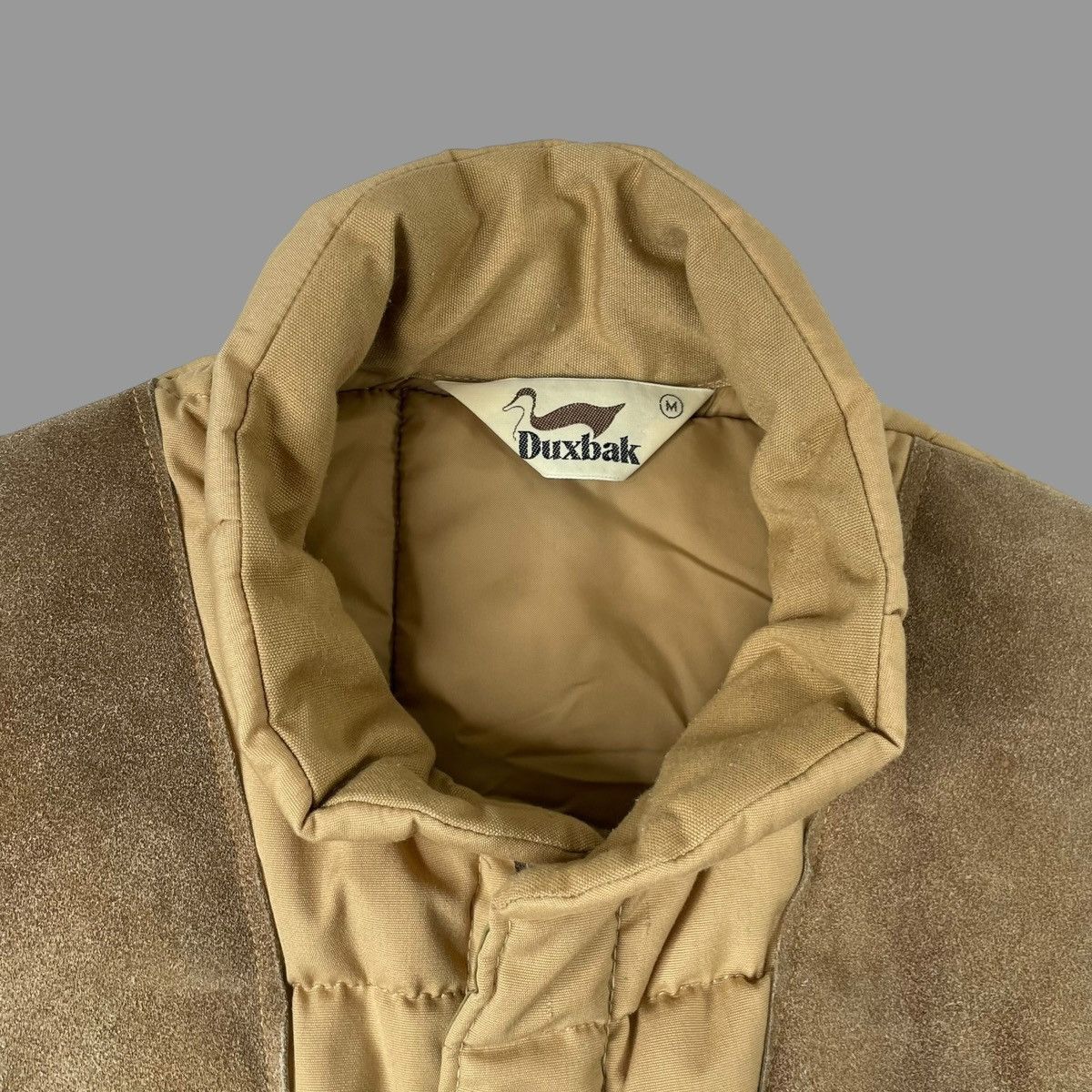 Vintage Vintage 1980s duxbak leather patch hunting vest Size US M / EU 48-50 / 2 - 4 Thumbnail