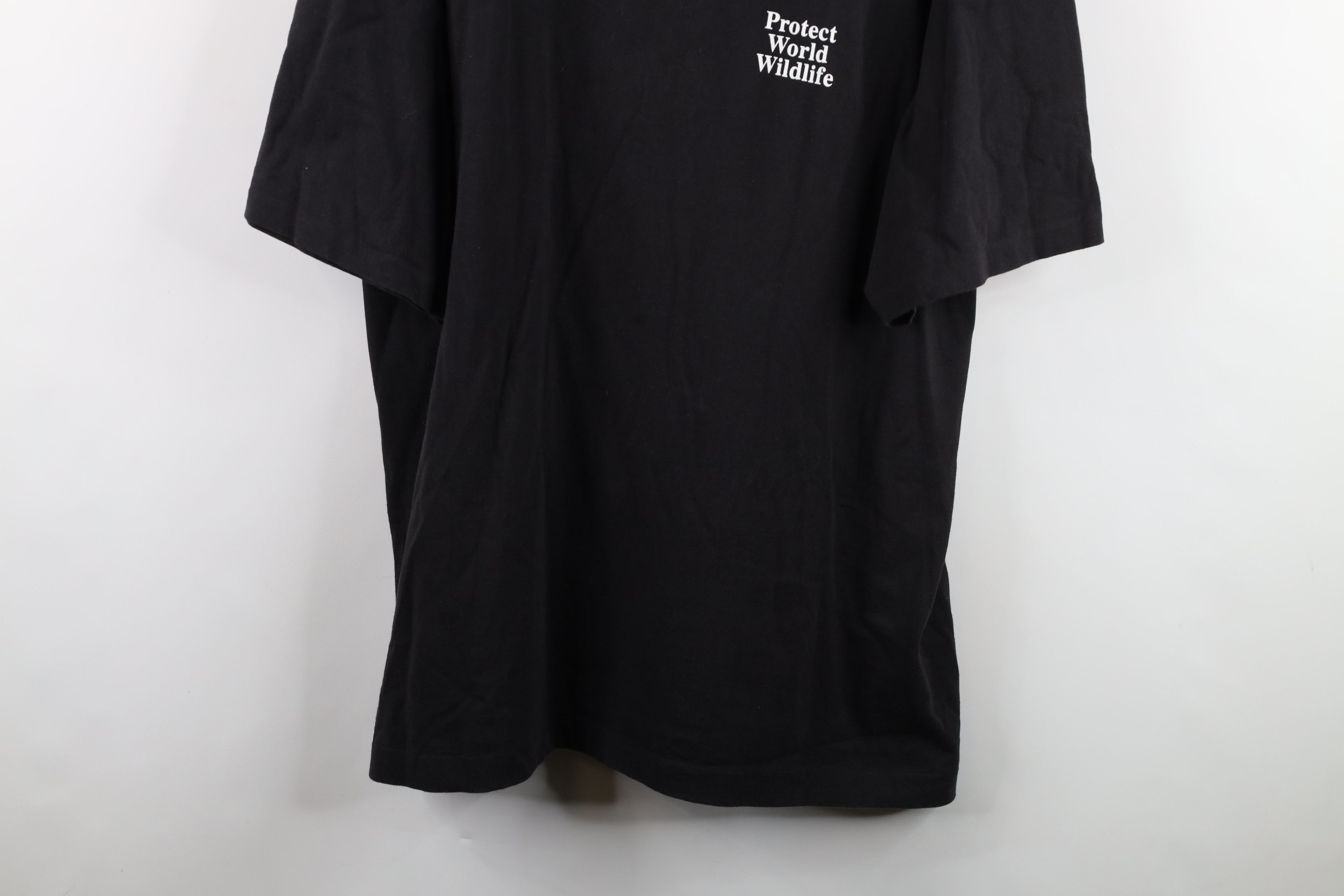 Vintage Vintage 90s Streetwear World Wildlife Deer Buck T-Shirt USA Size US XXL / EU 58 / 5 - 3 Thumbnail