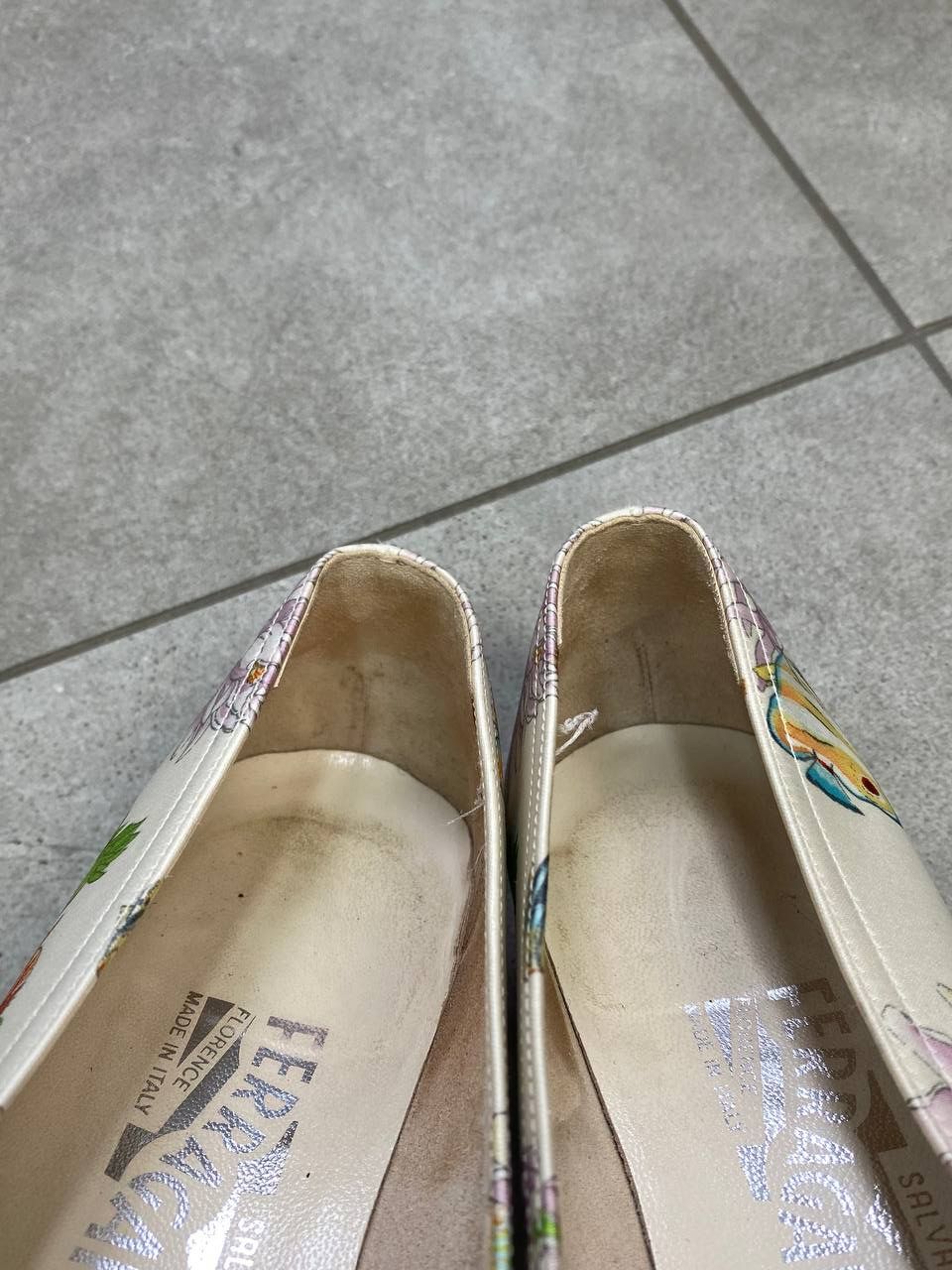 Salvatore Ferragamo Vintage Salvatore Ferragamo Sea Pattern Ballet Flats Shoes Size US 6 / IT 36 - 7 Thumbnail