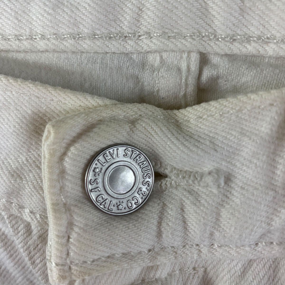 Levi's × Vintage Vintage LEVI’S lot 501 white colour jeans Size US 32 / EU 48 - 5 Thumbnail