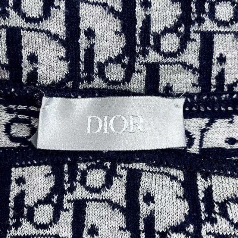 Dior Dior Blue old flower full-printed zipper knitted jacket 250 Size US M / EU 48-50 / 2 - 5 Thumbnail