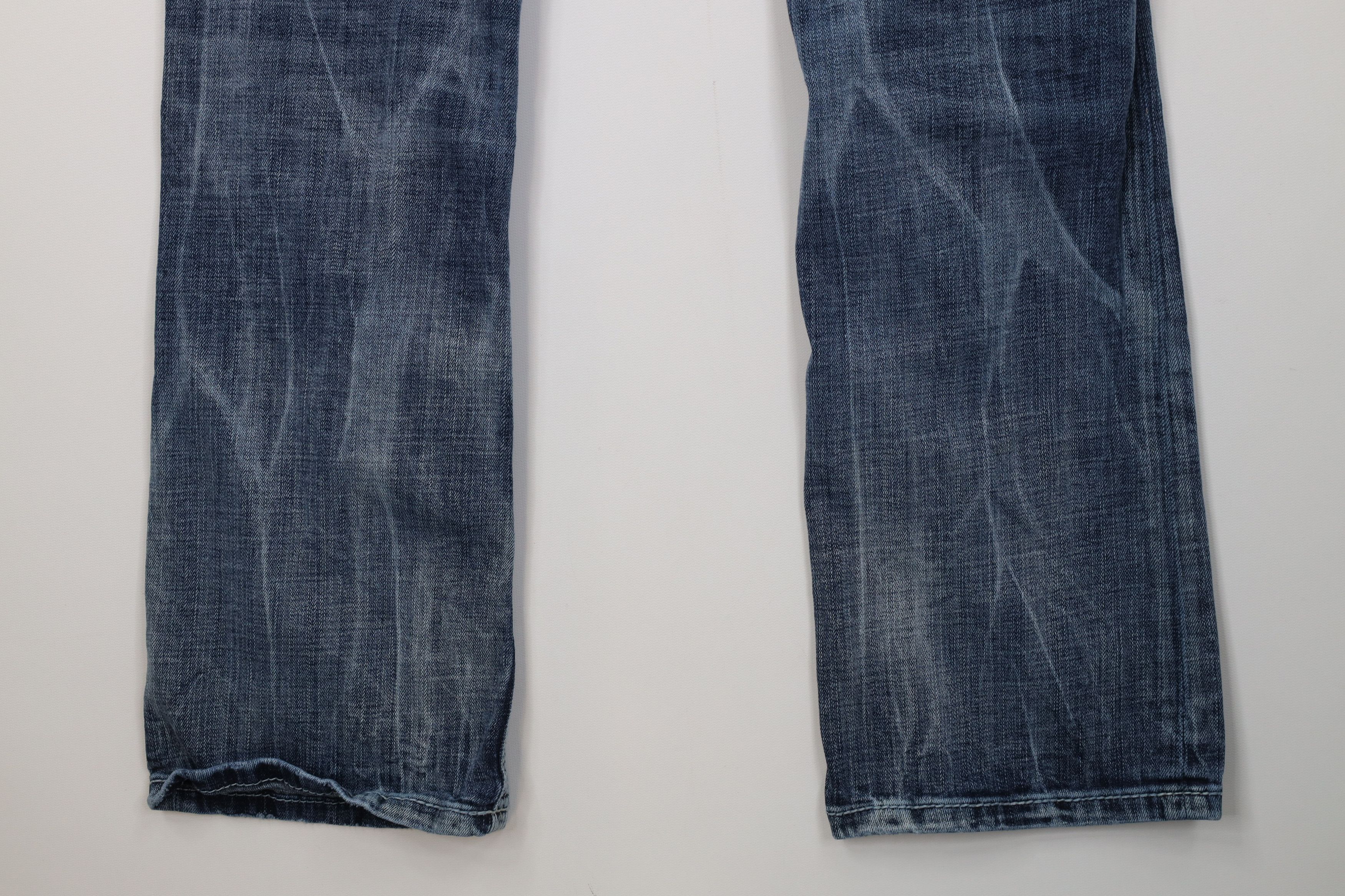 Vintage Buckle BKE Stitch Stretch Aden Bootleg Flared Denim Jeans Size 28" / US 6 / IT 42 - 11 Thumbnail