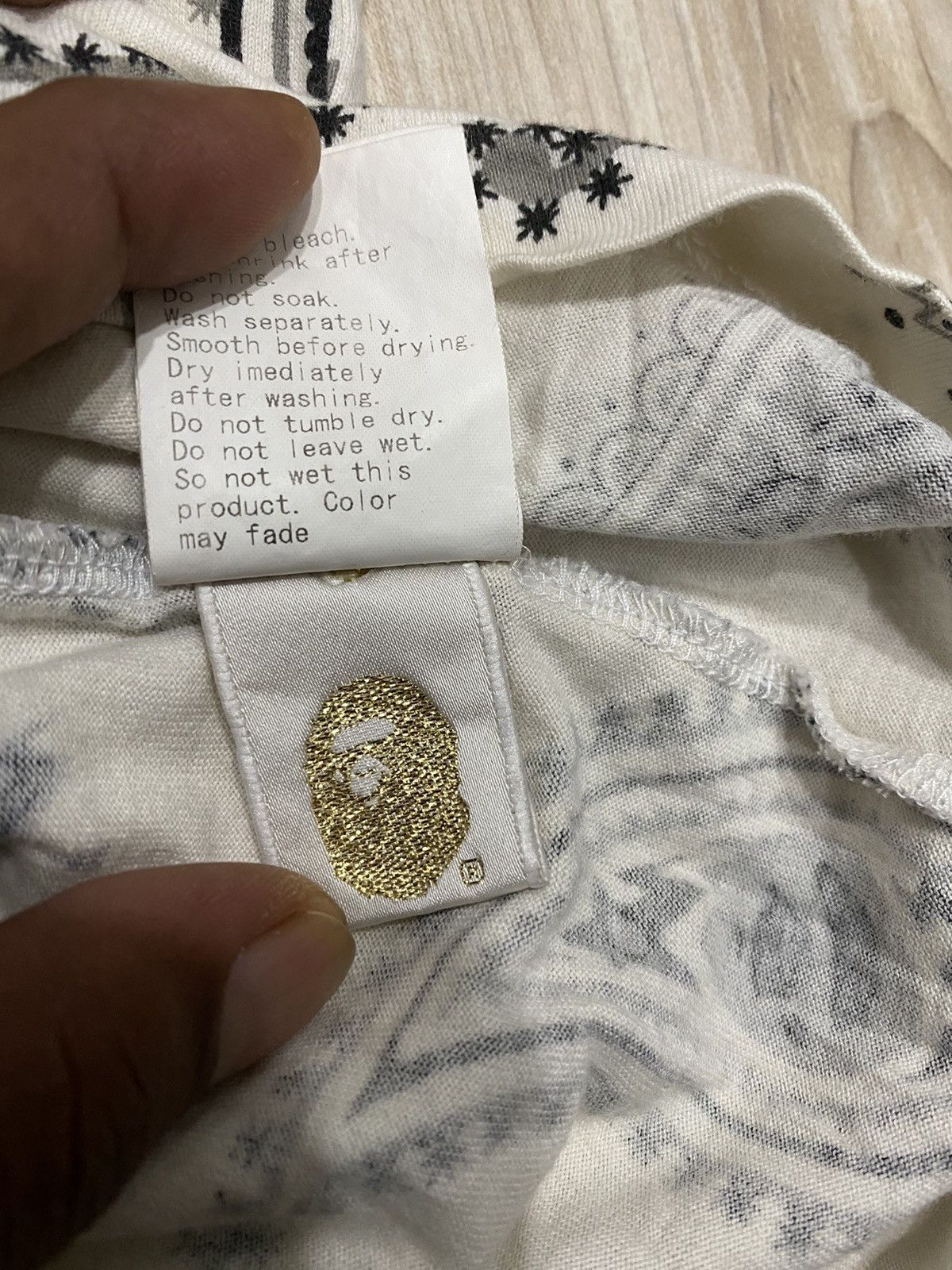 Bape Paisley Button Up S/S Shirt Size US M / EU 48-50 / 2 - 10 Thumbnail