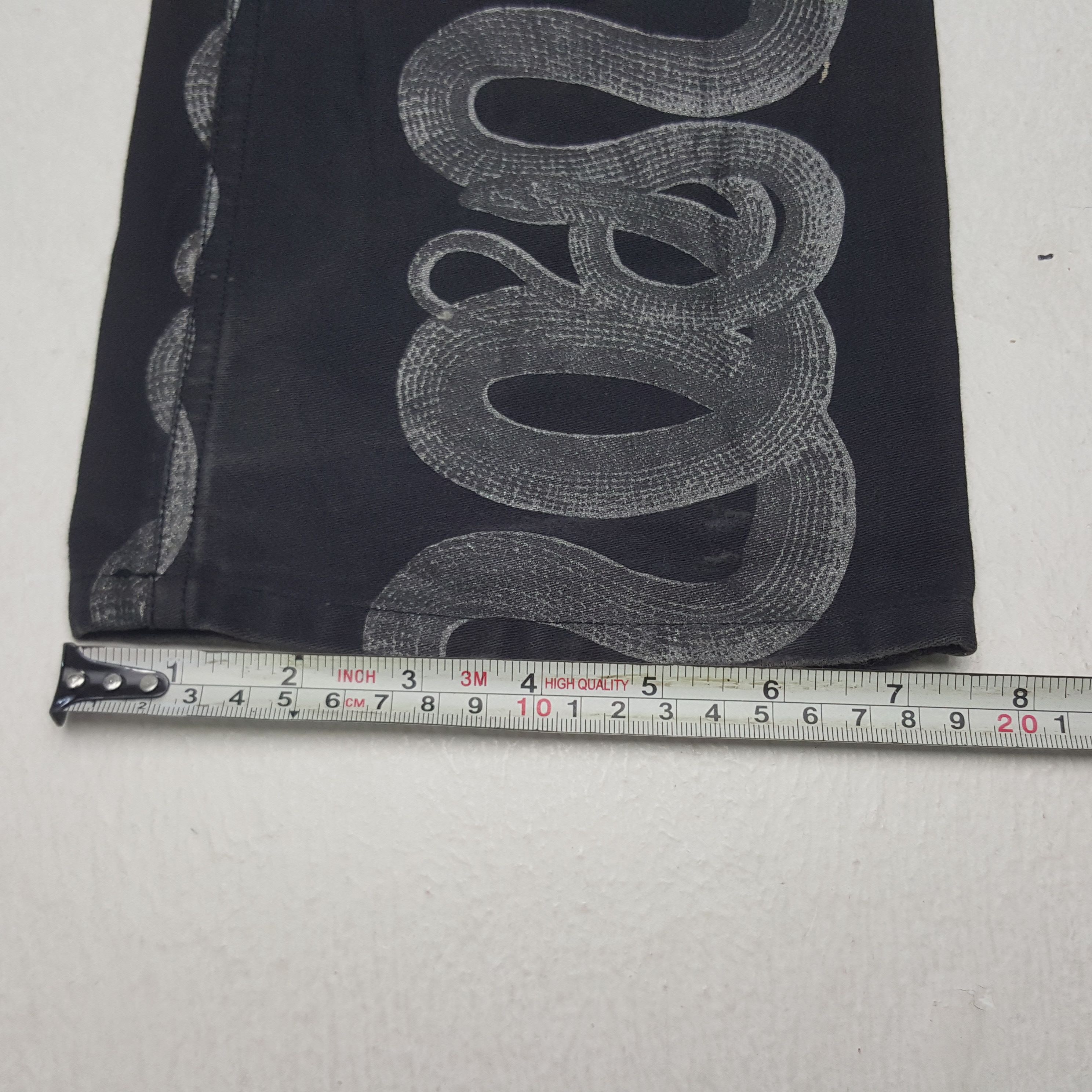 Hysteric Glamour × Japanese Brand × Vintage Vintage Hysteric Glamour Snake Art Japanese Denim Jeans Size 25" / US 0 / IT 36 - 11 Thumbnail