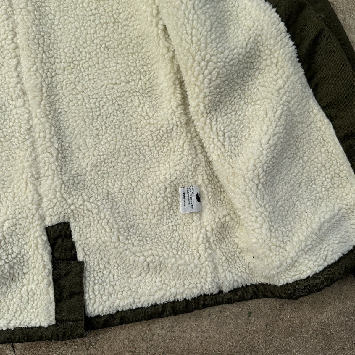 Vintage Dunderdon Sherpa Olive Jacket Size US L / EU 52-54 / 3 - 8 Thumbnail