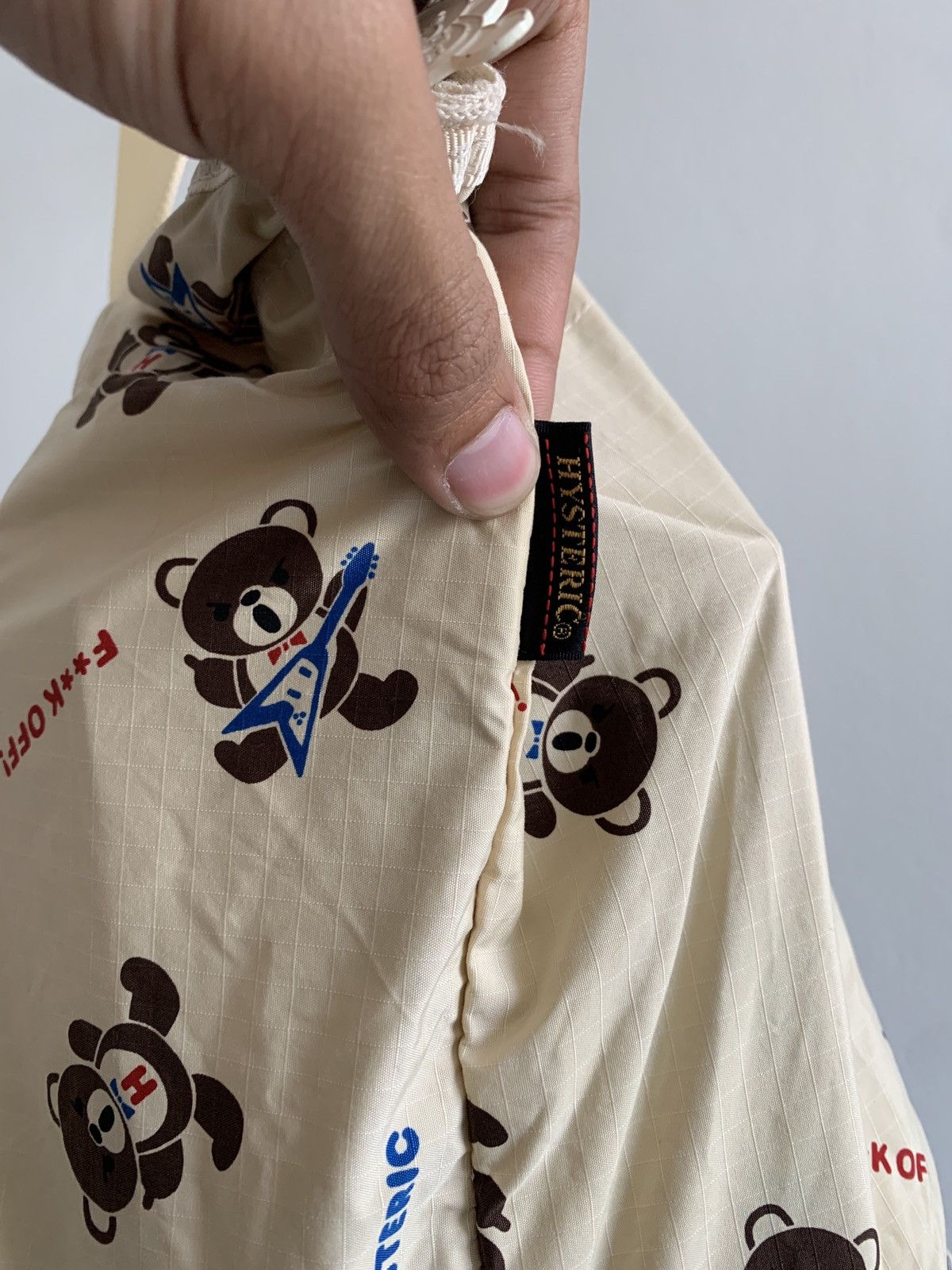 Hysteric Glamour Hysteric Glamour F**K OFF! Bear Icon Tote Bag Size ONE SIZE - 5 Thumbnail