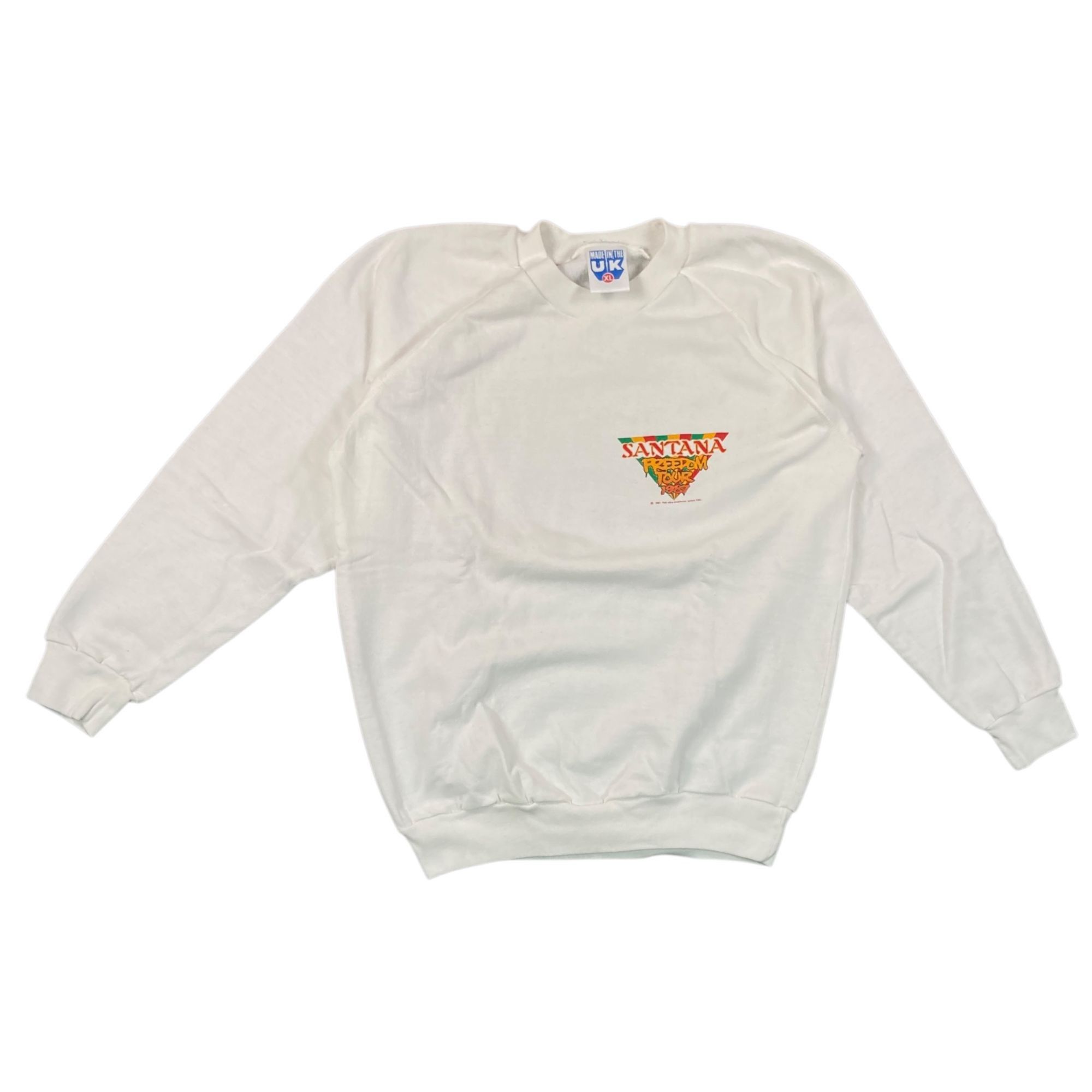 1987 SANTANA Freedom Tour Original Concert Merch Sweater