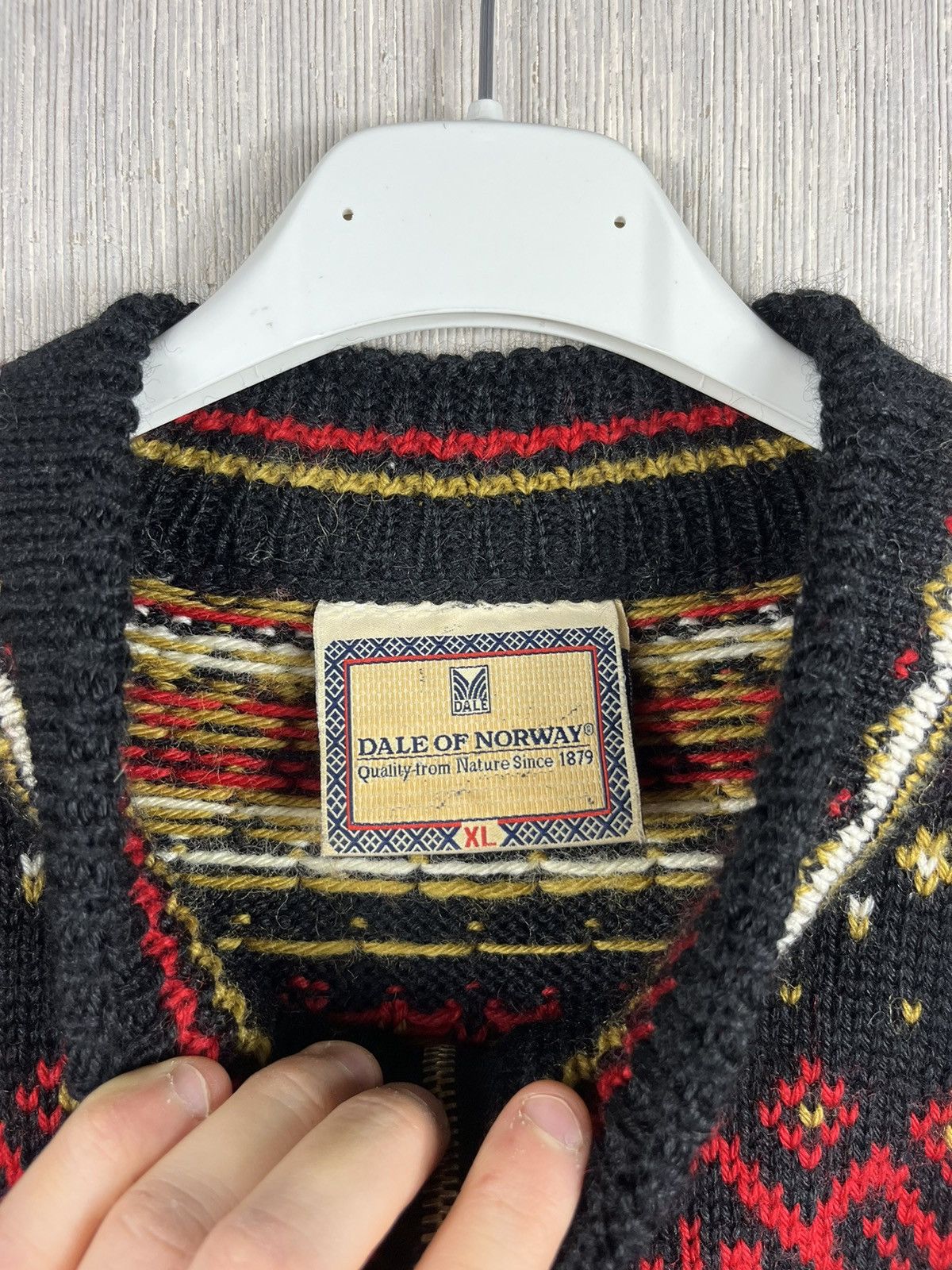 Dale Of Norway × Vintage Vintage Dale of Norway wool heavy patterned zip sweater knit Size US XL / EU 56 / 4 - 14 Thumbnail