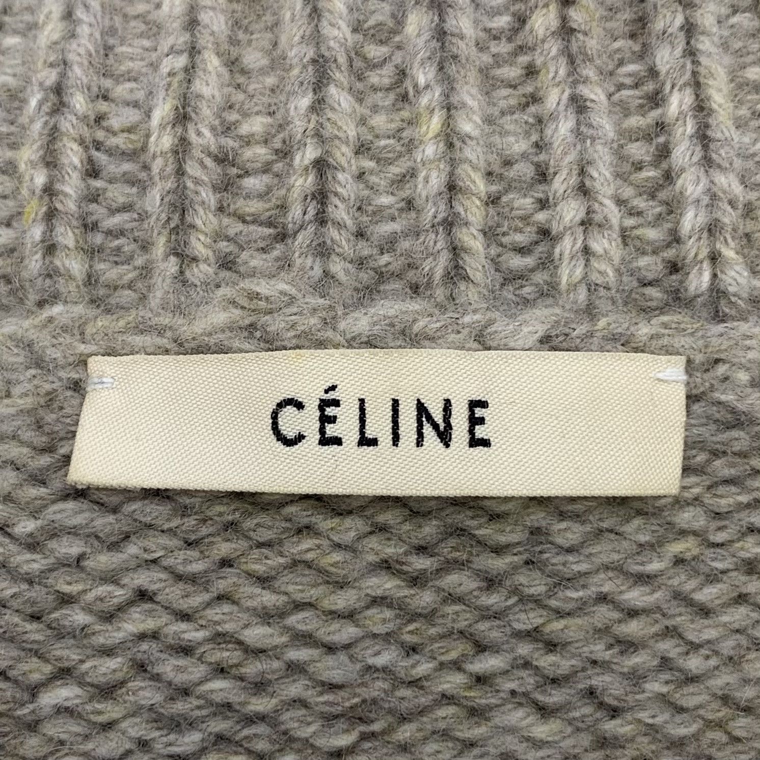 Celine Celine Cashmere Turtleneck Sweater Dark Brown (S) Size S / US 4 / IT 40 - 5 Thumbnail