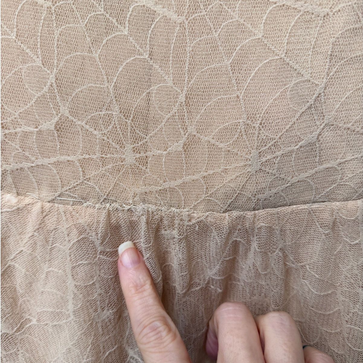 Other Ninivah Khomo Tan Lace Long Sleeve Mini Dress US XS/S Size XS / US 0-2 / IT 36-38 - 16 Thumbnail