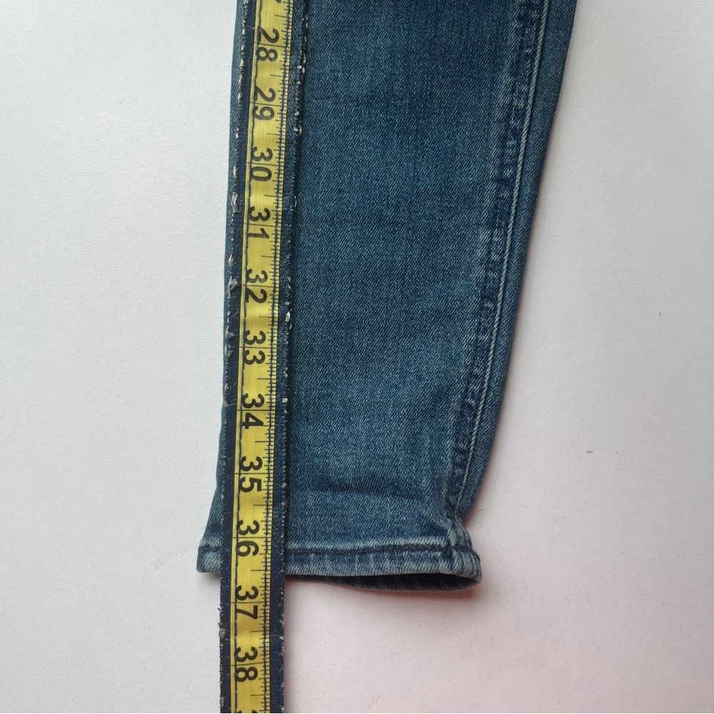 Old Navy Old Navy High Rise Super Skinny Denim Jeans Blue 2 Petite Size 24" / US 00 / IT 34 - 7 Thumbnail