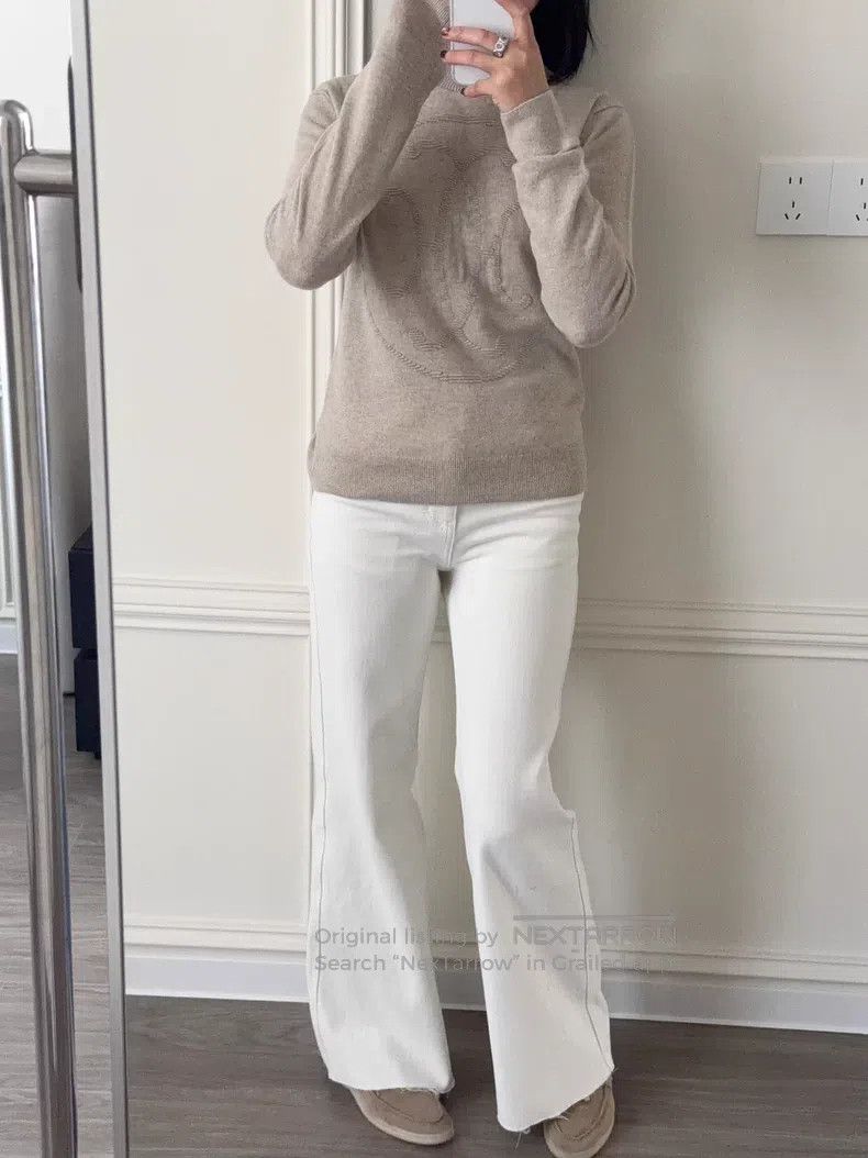 Hermes Hermes Beige Cashmere Sweater Size XS / US 0-2 / IT 36-38 - 4 Thumbnail