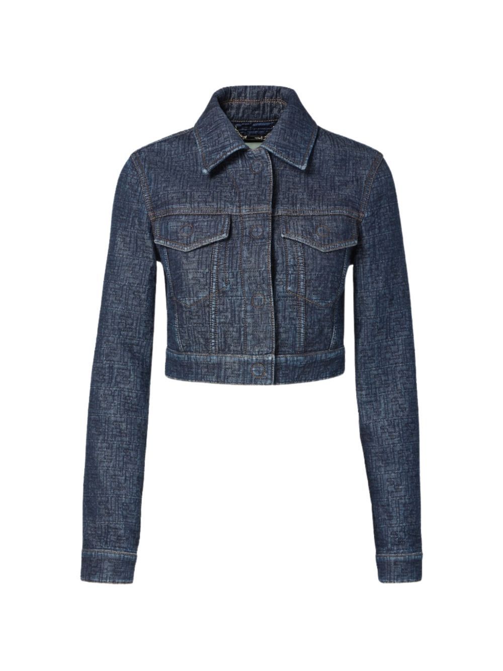 Fendi DENIM COTTON JACKET Size M / US 6-8 / IT 42-44 - 1 Thumbnail