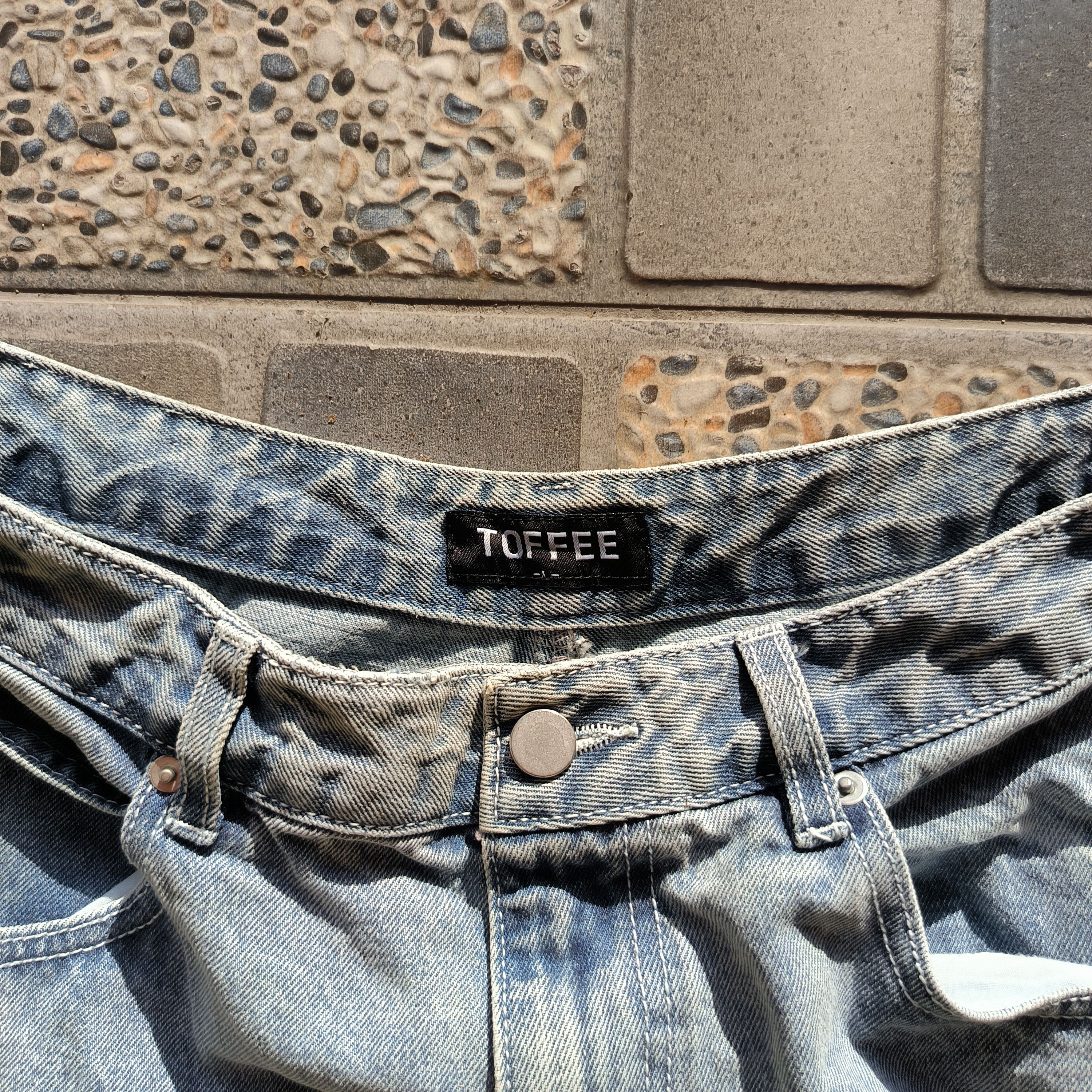 Japanese Brand TOFFEE BAGGY JEANS Size US 34 / EU 50 - 2 Thumbnail