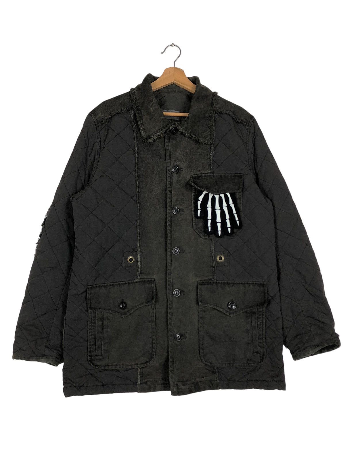 Japanese Brand × Seditionaries 🔥Distressed Patch Work Chore Jacket Closed Issey Miyake Size US L / EU 52-54 / 3 - 1 Thumbnail