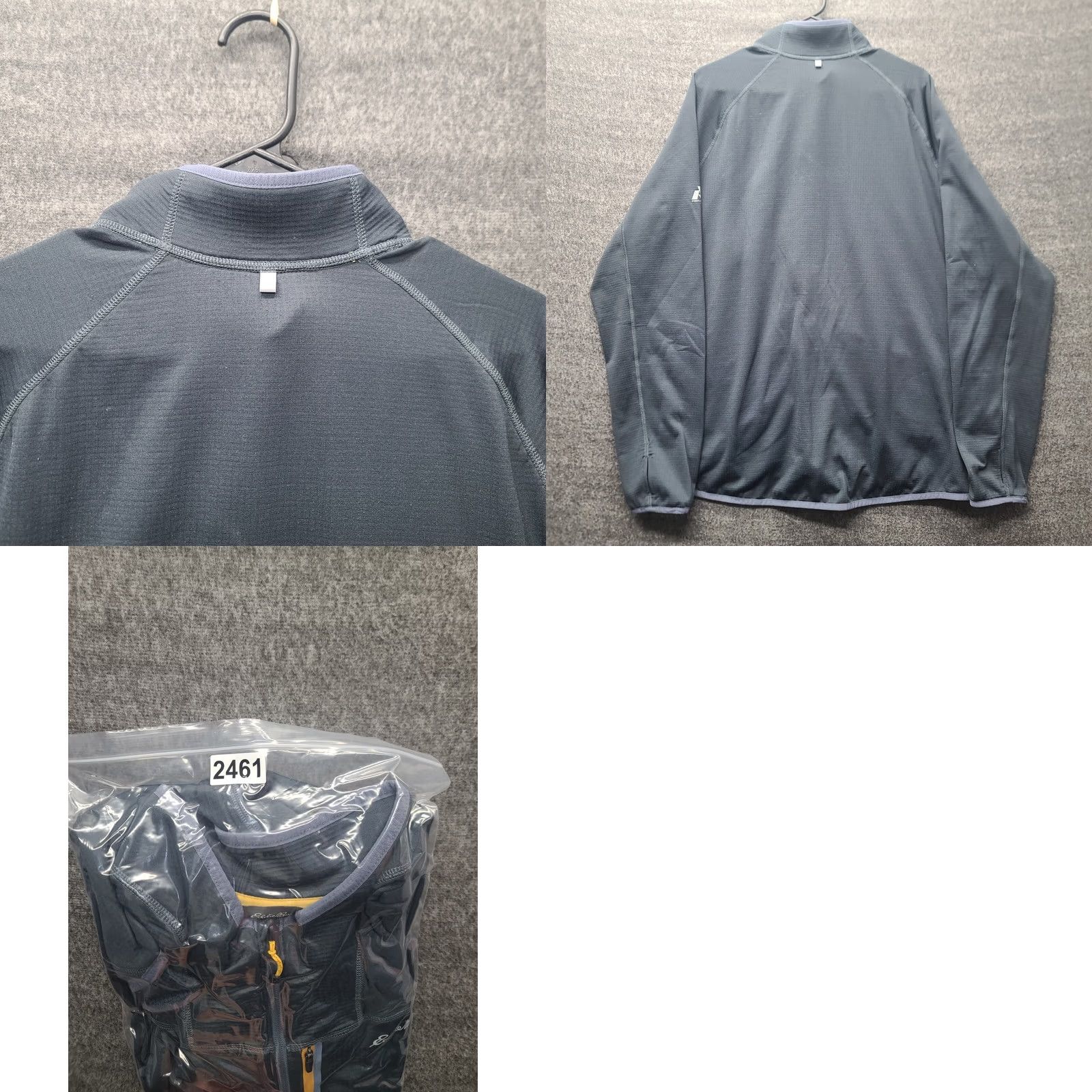 Eddie Bauer Eddie Bauer First Ascent High Route Jacket Men 2XL Regular Gray Solid Zip Full Lightweight Hiking Walking Size US XXL / EU 58 / 5 - 10 Thumbnail