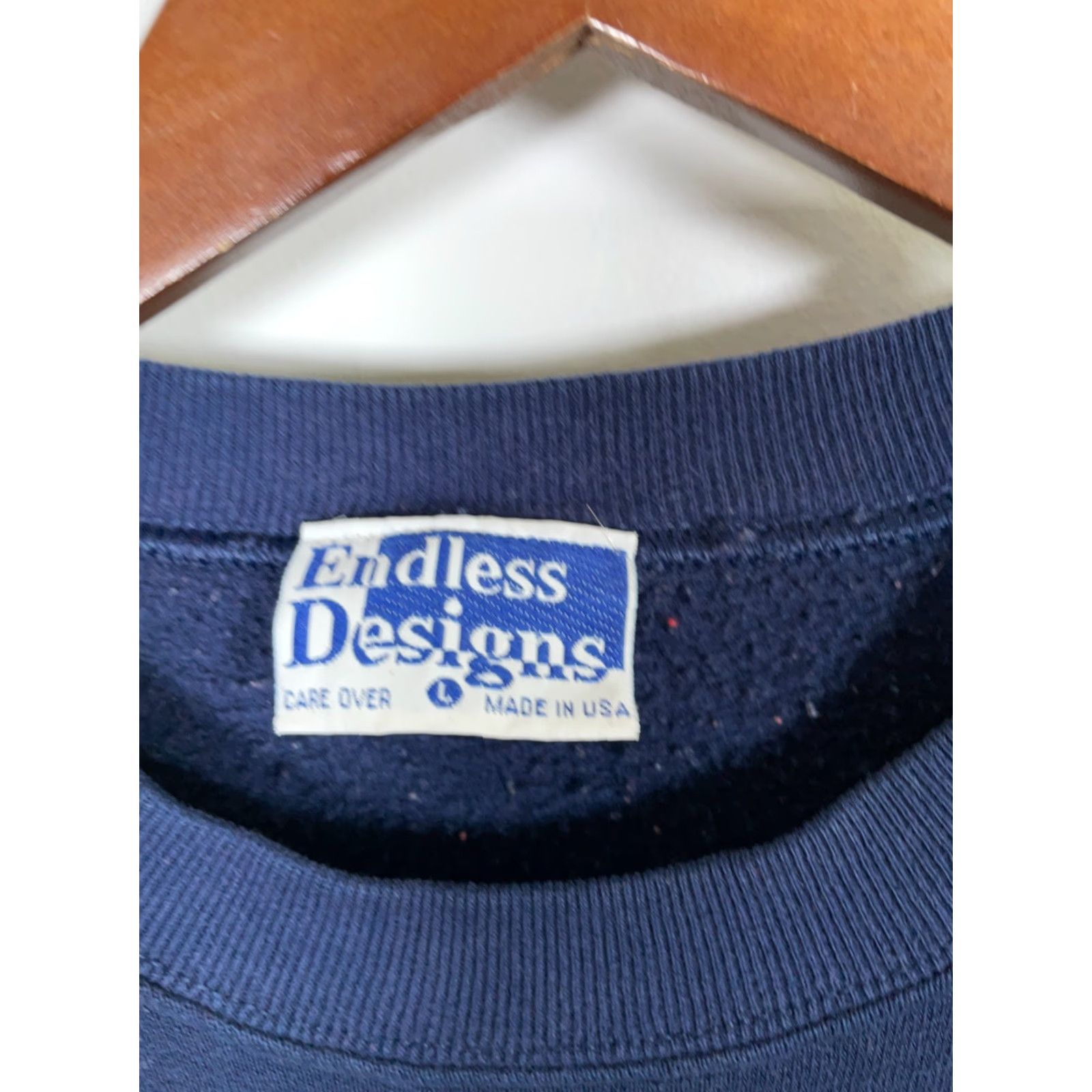 Endless Endless Designs Sweatshirt Cat Apple Tree Crewneck Adult Large Dark Blue Size L / US 10 / IT 46 - 3 Thumbnail