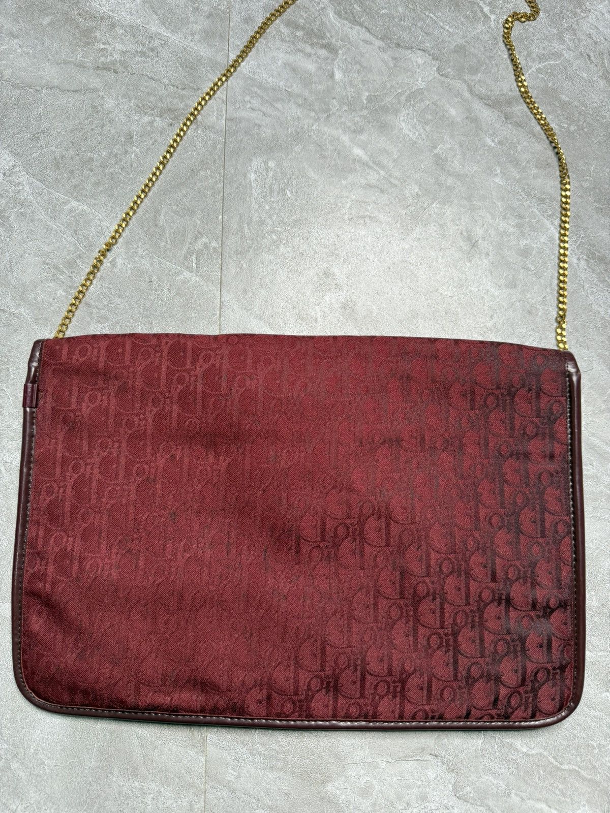 Dior Vintage Dior Monogram Chain Crossbody Bag Size ONE SIZE - 2 Thumbnail