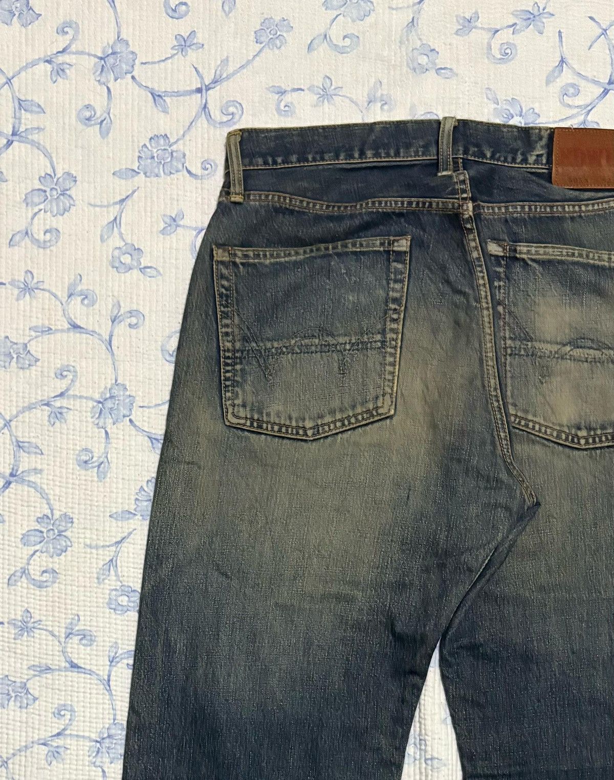Edwin × Vintage Edwin Denim Pant Distressed Style made in Japan Size US 32 / EU 48 - 10 Thumbnail