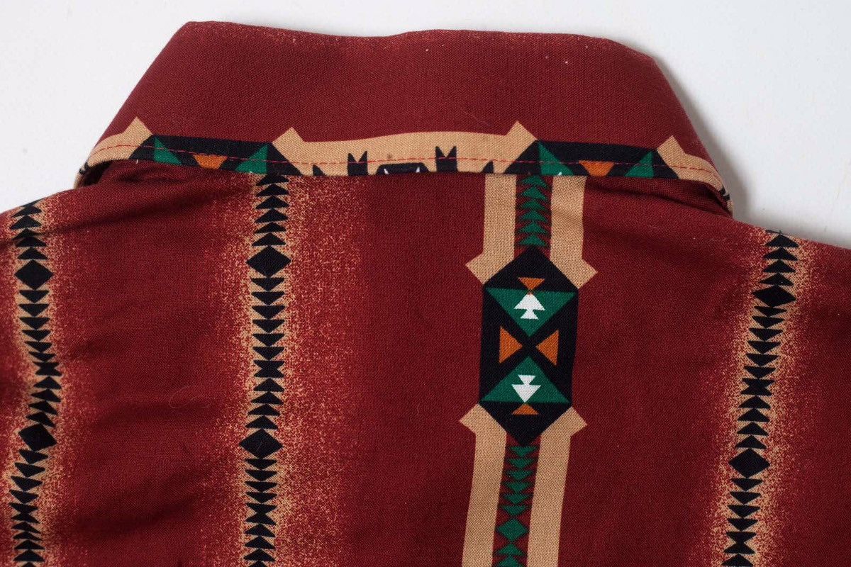 Wrangler Wranlger Pearl Snap Vintage Aztec Shirt Size US M / EU 48-50 / 2 - 9 Thumbnail