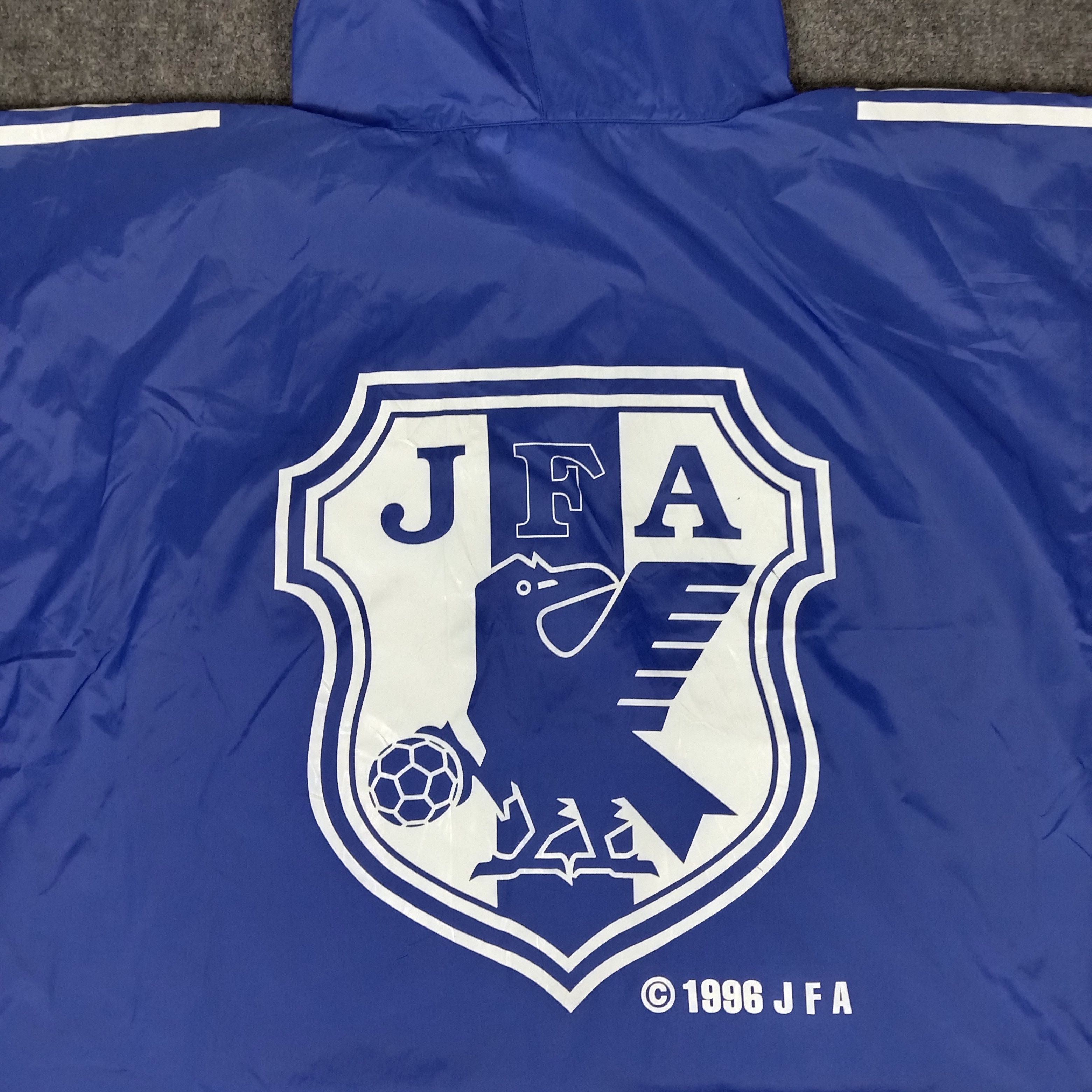 Adidas × Vintage Adidas Japan Soccer Team Raincoat Jacket Size US XXL / EU 58 / 5 - 2 Thumbnail