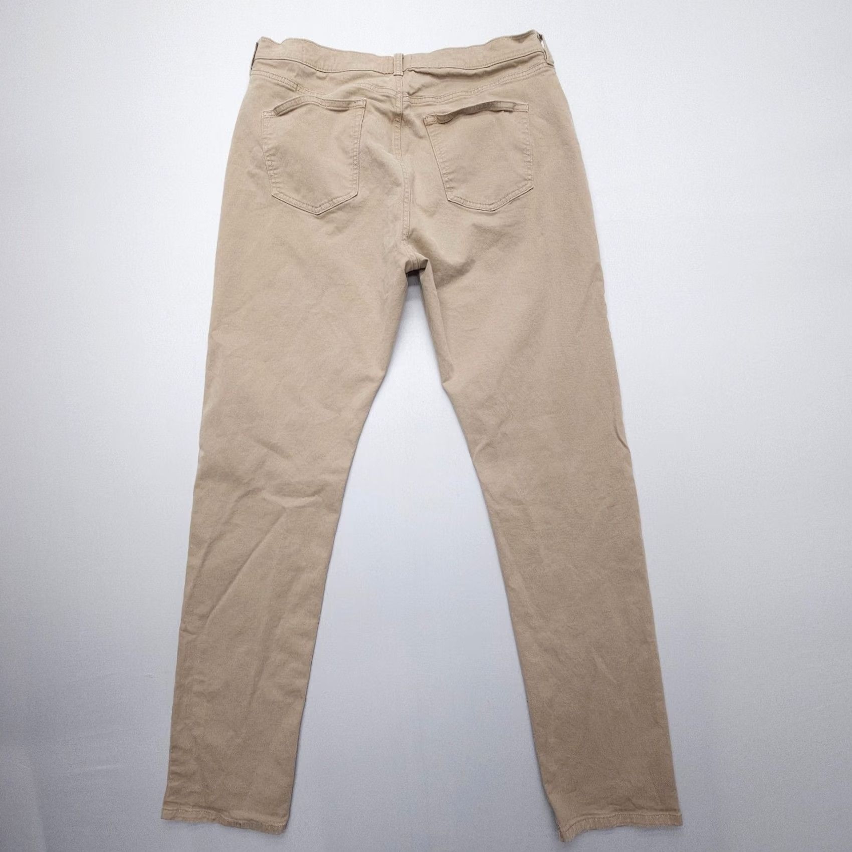 Flint And Tinder Flint and Tinder 365 Chino Pants Mens 34 x 34 Tan Brown Twill Regular 5-Pocket Logo Zip Inseam 32" Pant Color: Brown Size US 34 / EU 50 - 2 Thumbnail