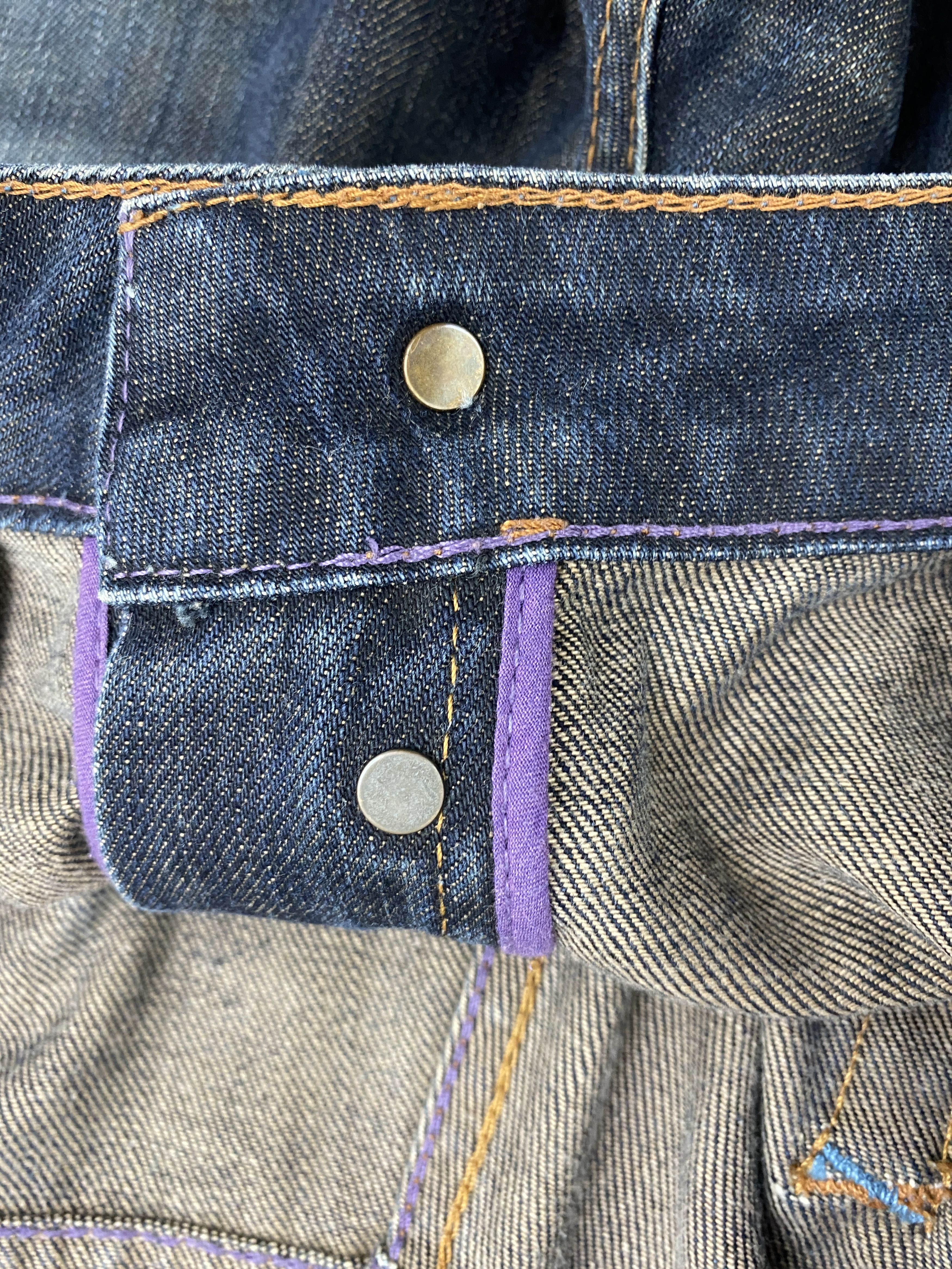Ted Baker Vintage Ted Baker Faded Blue Jeans S0029 Size US 35 - 19 Thumbnail