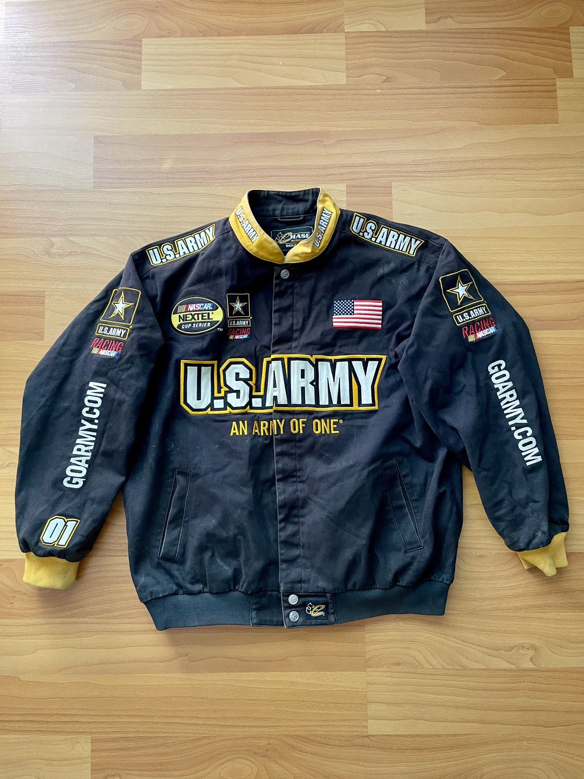 Formula 1 × Jeff Hamilton Vintage U.S. Army Logo Back Print Moto 