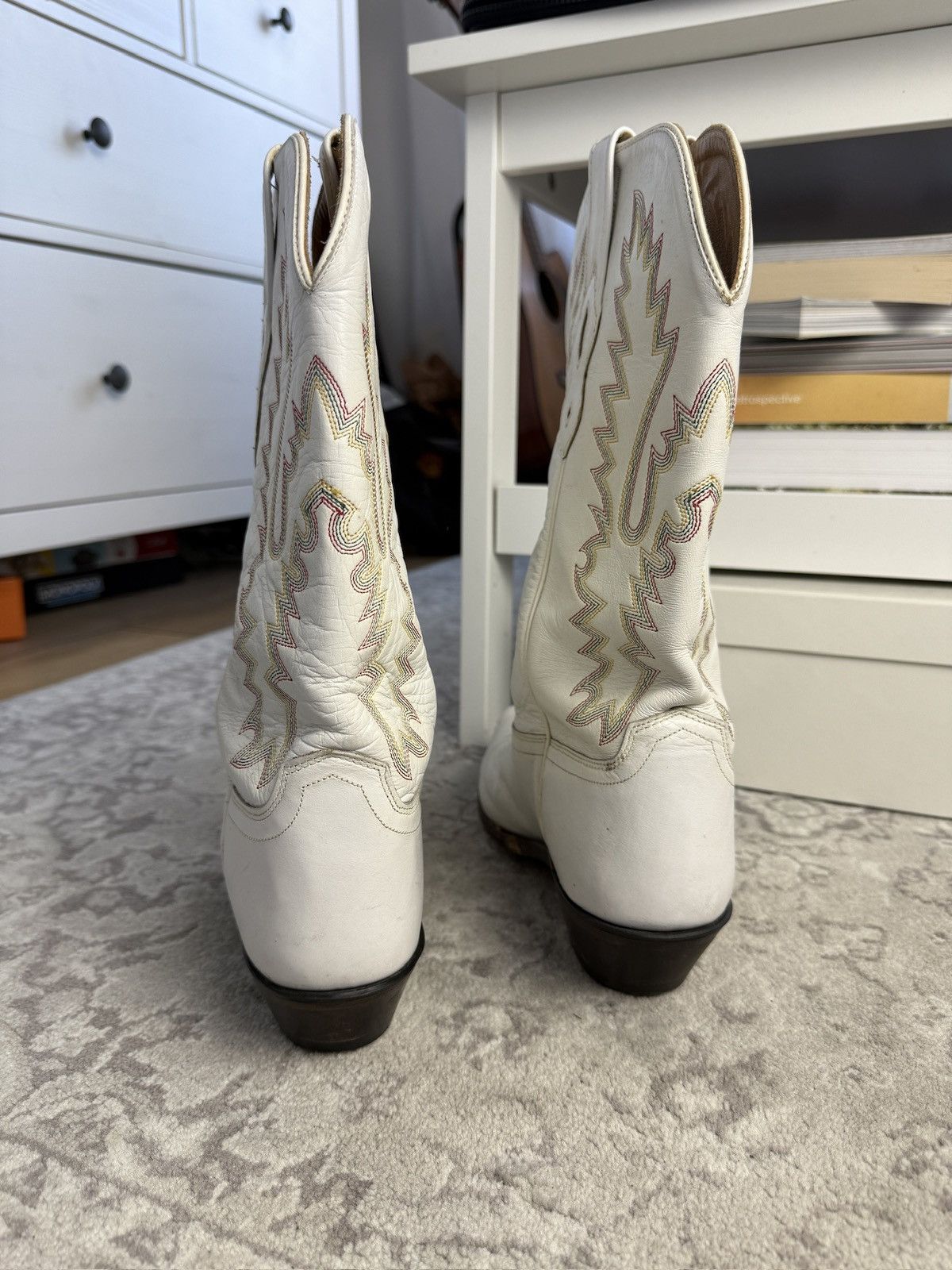Cowboy Equipment × Vintage Vintage y2k leather cowboy boots US9 western texas usa retro Size US 9 / EU 42 - 6 Thumbnail
