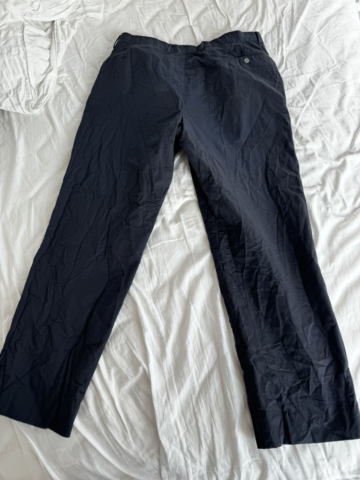 Hermes Hermes Clou de Selle navy blue cotton pants Size US 32 / EU 48 - 3 Thumbnail
